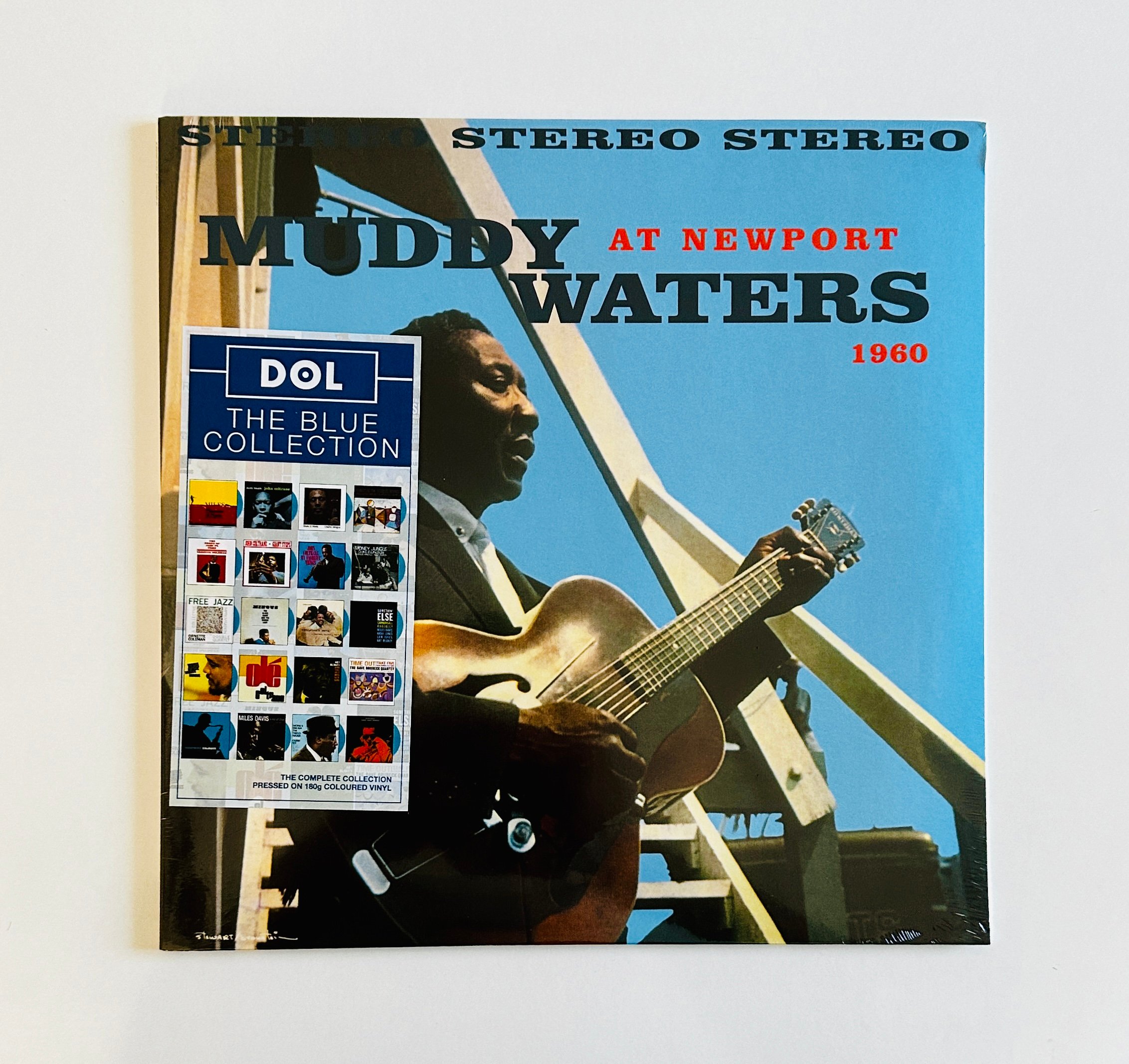 Muddy Waters - At Newport 1960 Cyan Blue Vinyl Edition Plak