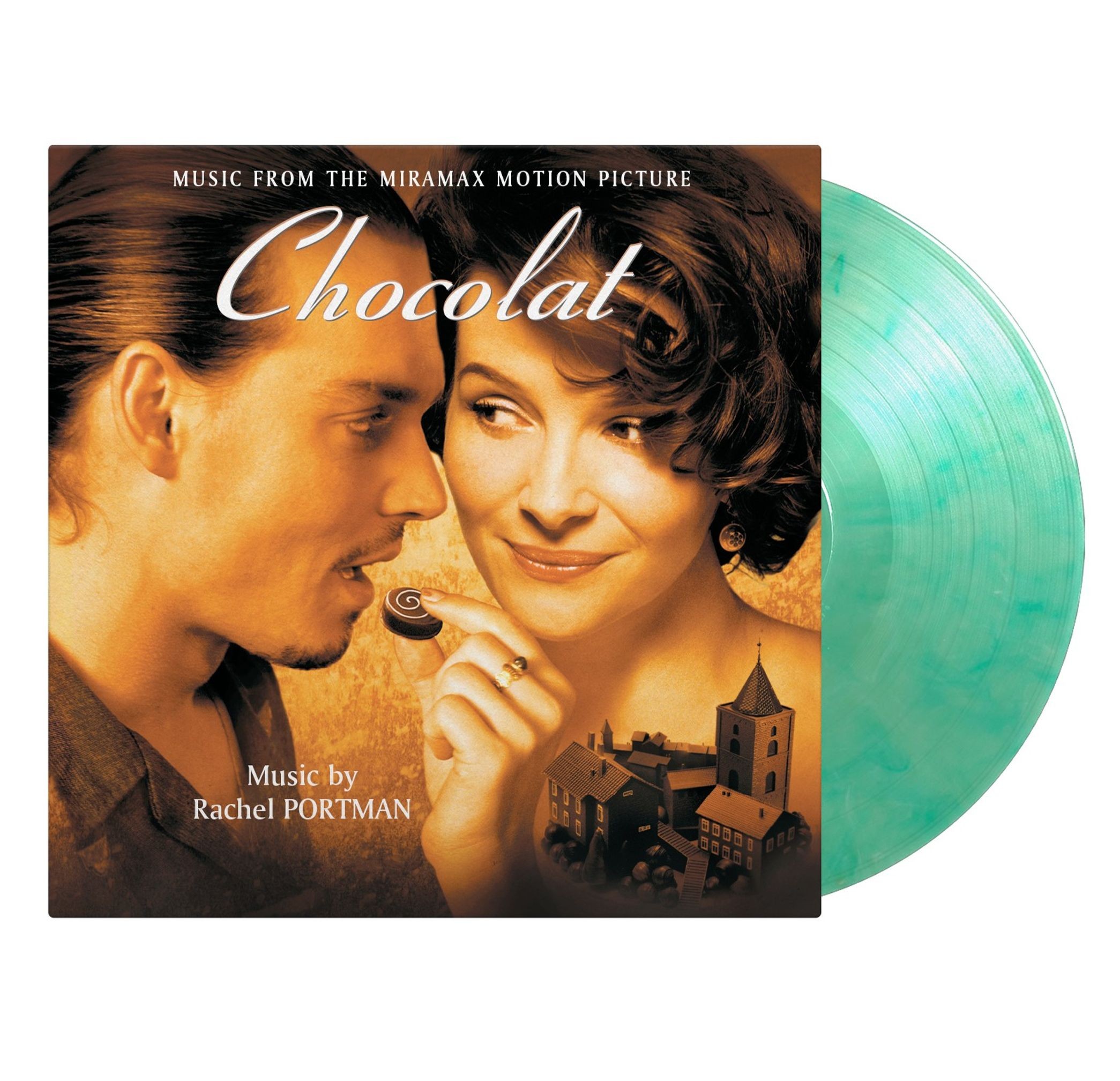 Rachel Portman - Chocolat (25th Anniversary) (180g) (Limited Numbered Edition) (Mint Chocolate Marbled Vinyl) - Plak