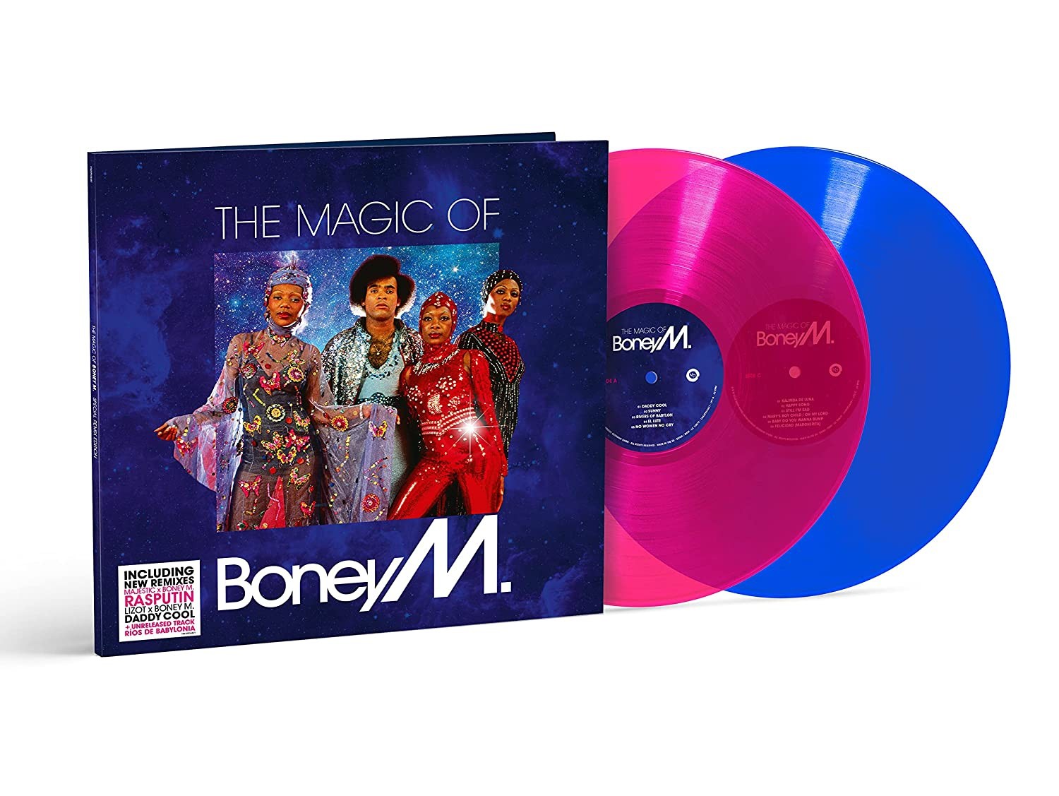 Boney M. - The Magic Of Boney M. (Magenta  Blue Transparent Vinyl) - Plak