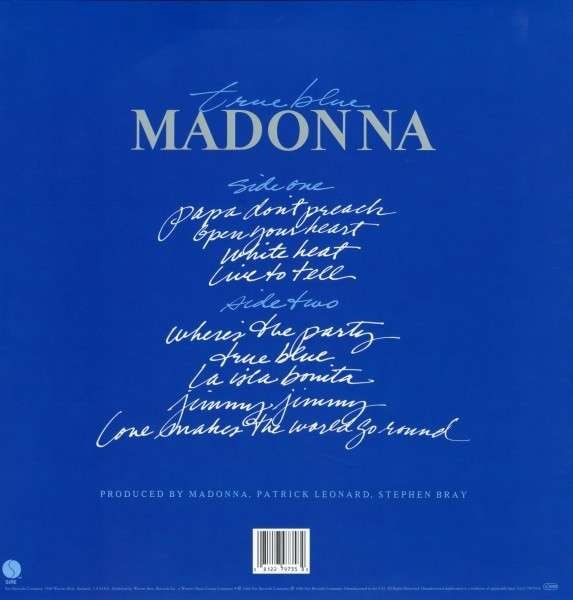 Madonna - True Blue - Plak