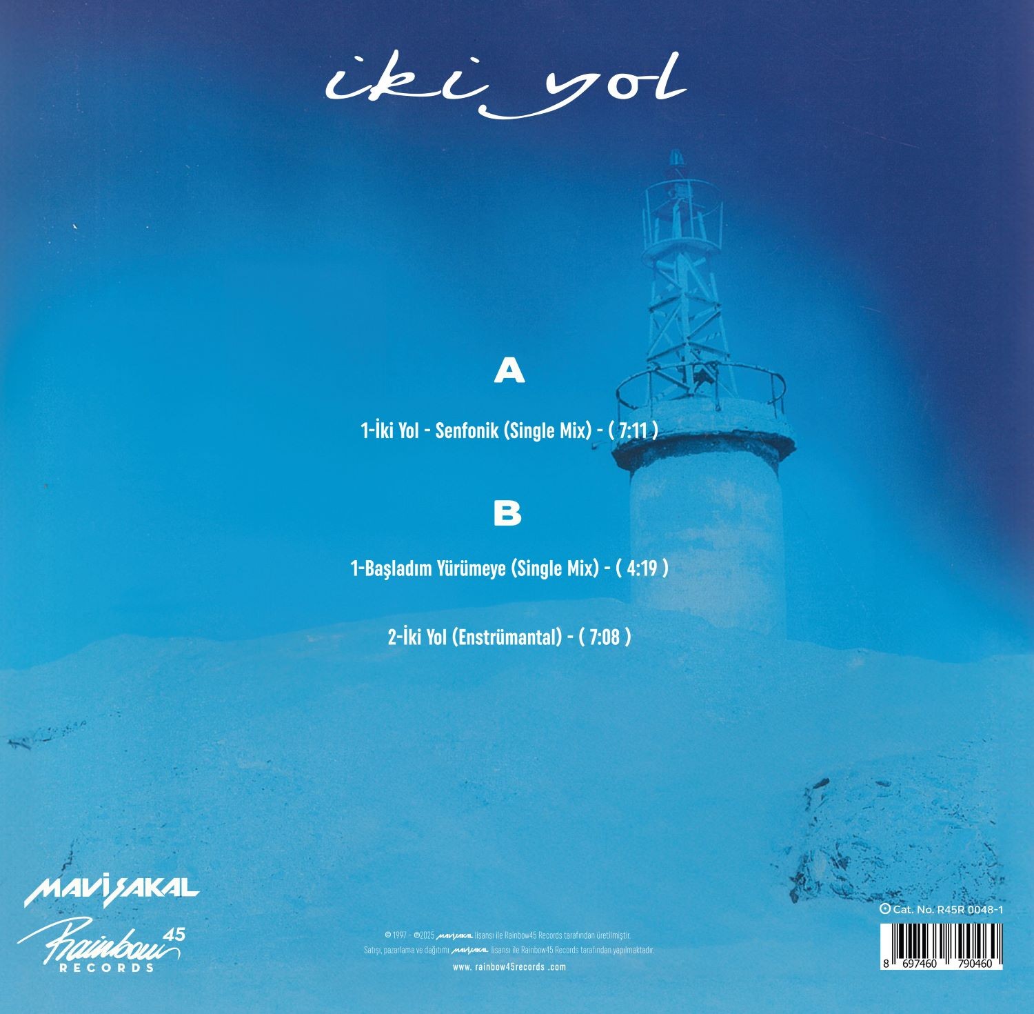 Mavi Sakal - İki Yol - EP Plak