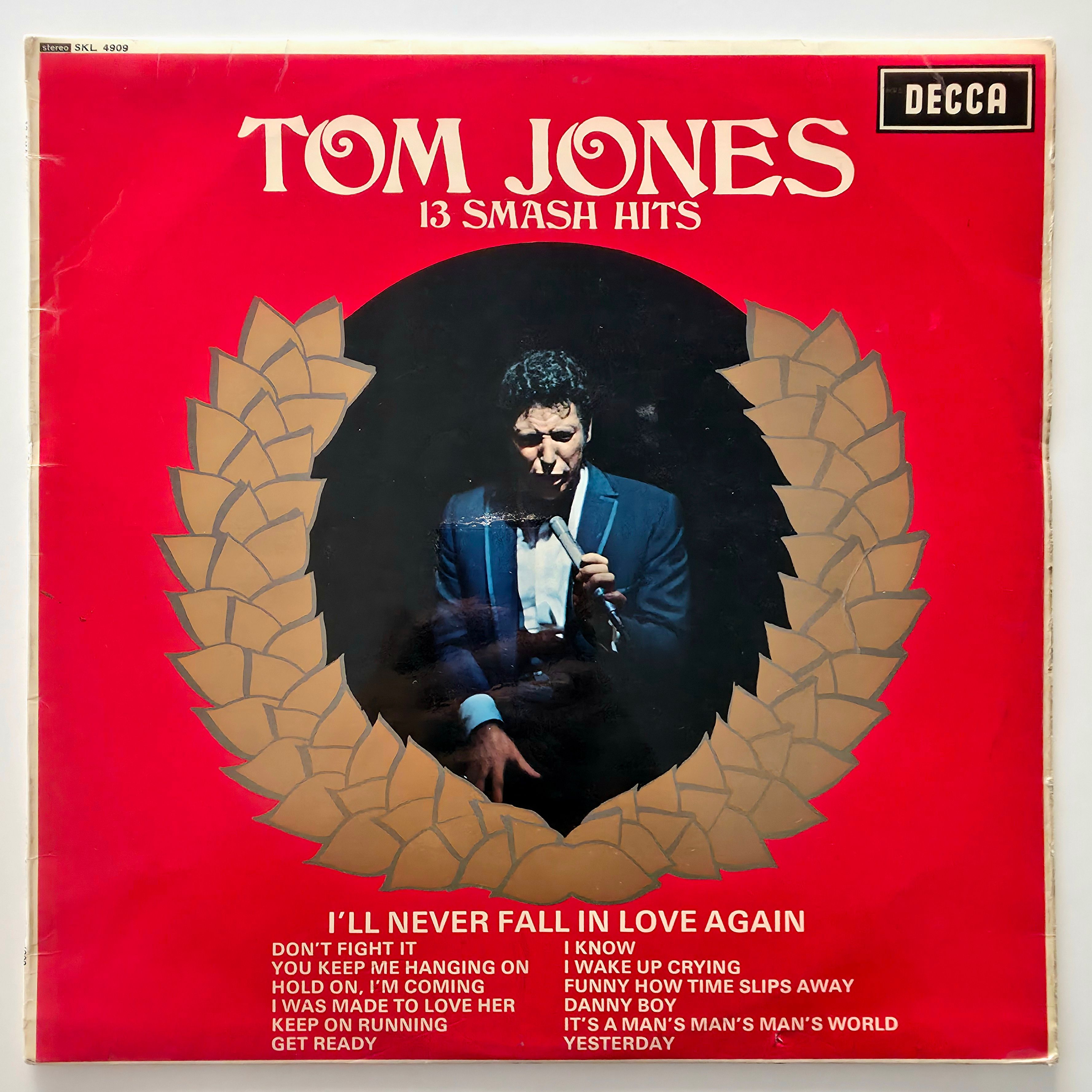 Tom Jones – 13 Smash Hits - Dönem Baskı Plak