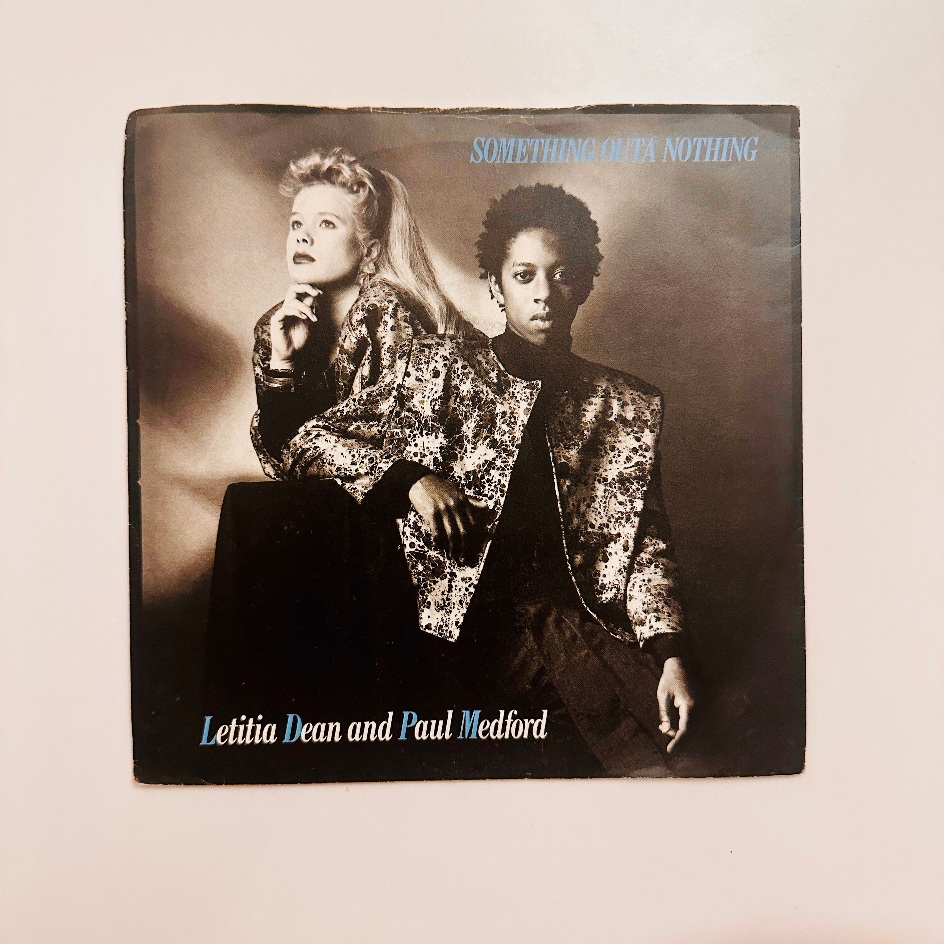 Letitia Dean And Paul Medford – Something Outa Nothing Dönem Baskı 45 lik Plak
