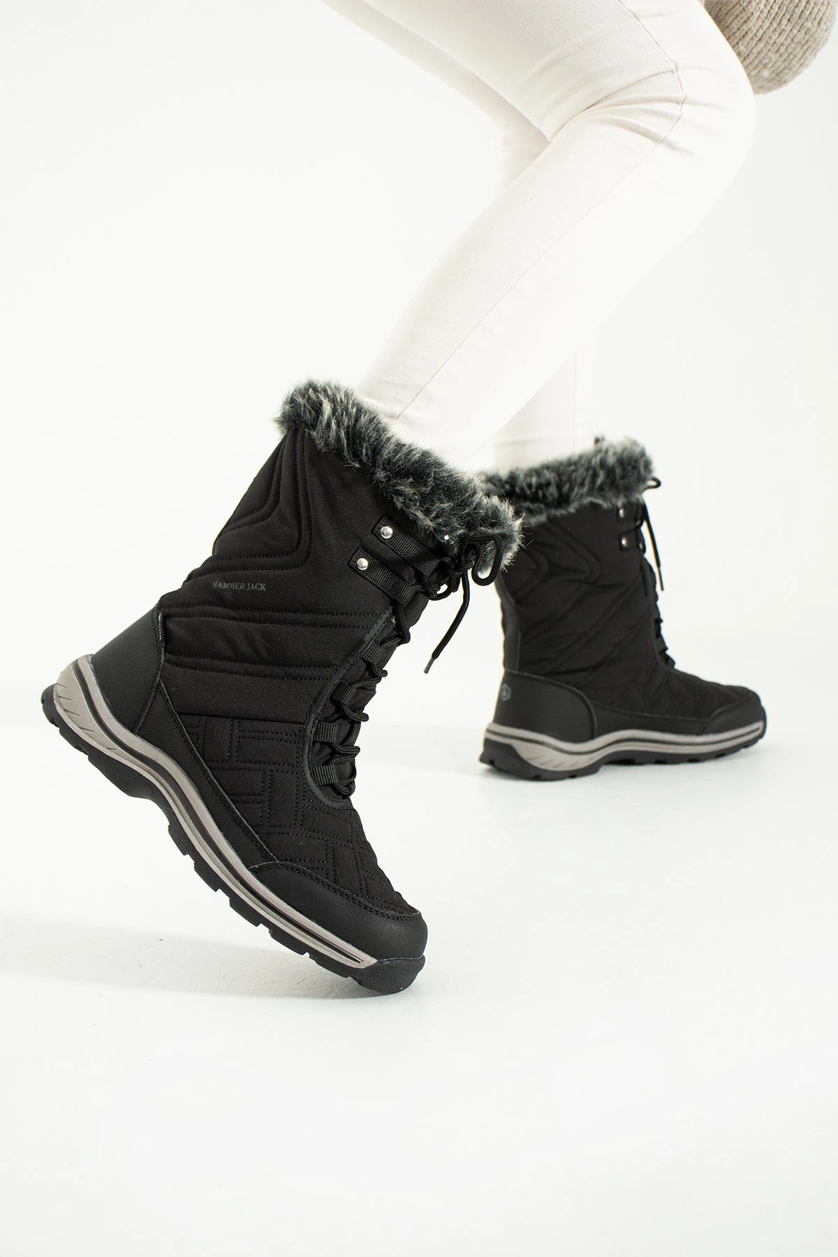 Hammer Jack Usoa Su Geçirmez Siyah Outdoor Kadın Bot 10120109-G-1010