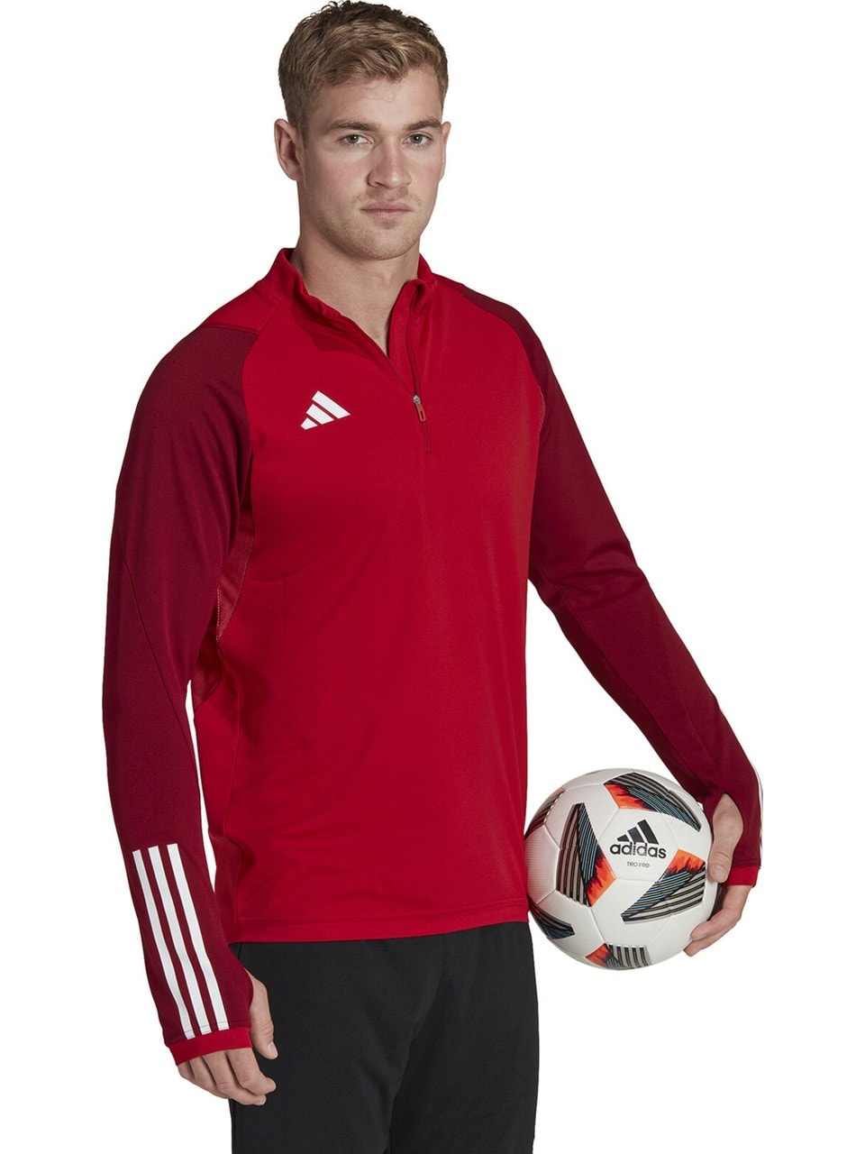 ADİDAS TIRO23 C Tr Top Erkek Futbol Uzun Kollu Antrenman Üstü HI3050 Kırmızı