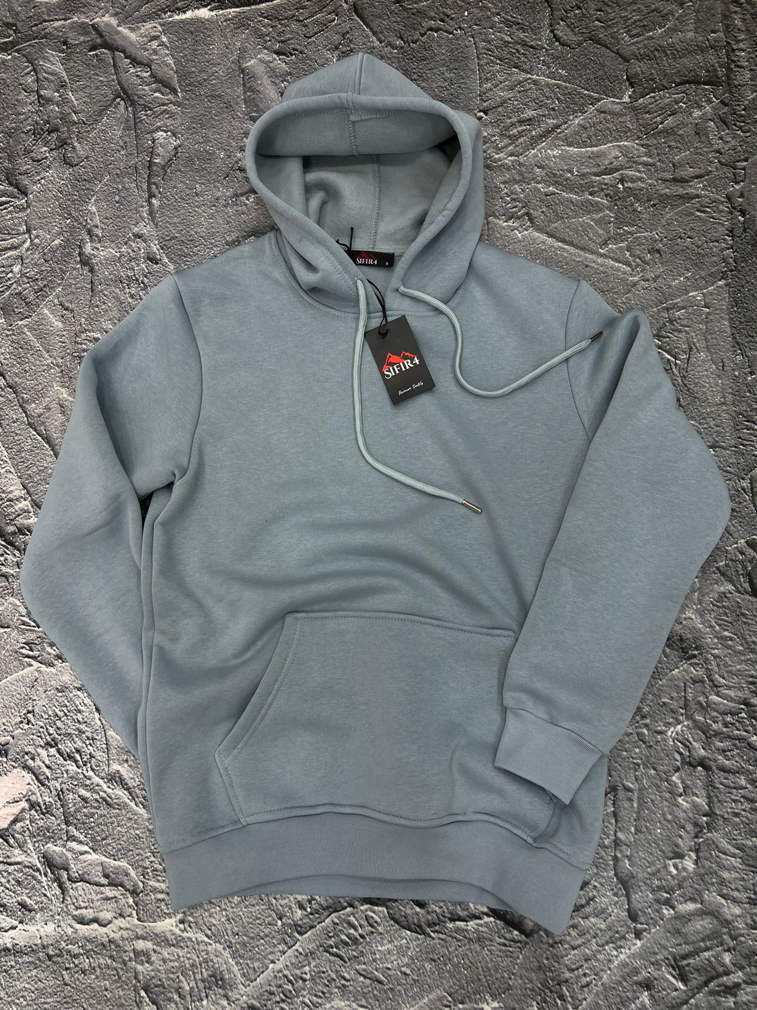 Sweatshirt Şardonlu 3 İplik 