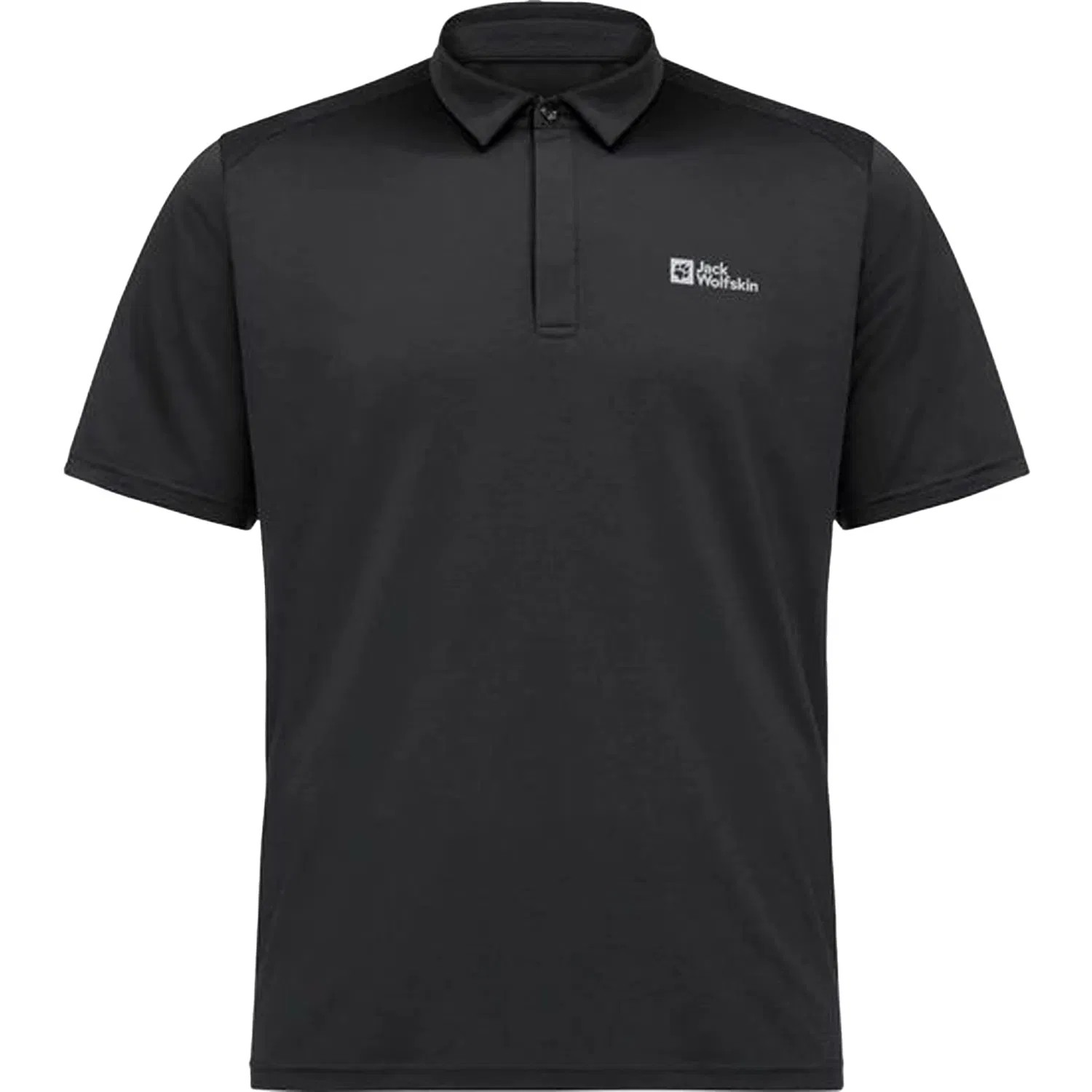 Jack Wolfskin Polo Erkek Siyah Tişört  1809801tr-6000 