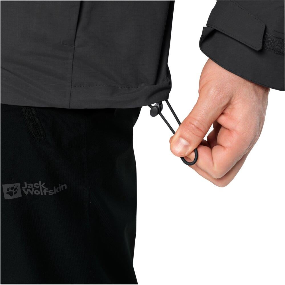 Jack Wolfskin Altenberg 3IN1 JKT M Erkek Outdoor Mont A61864-6000 siyah
