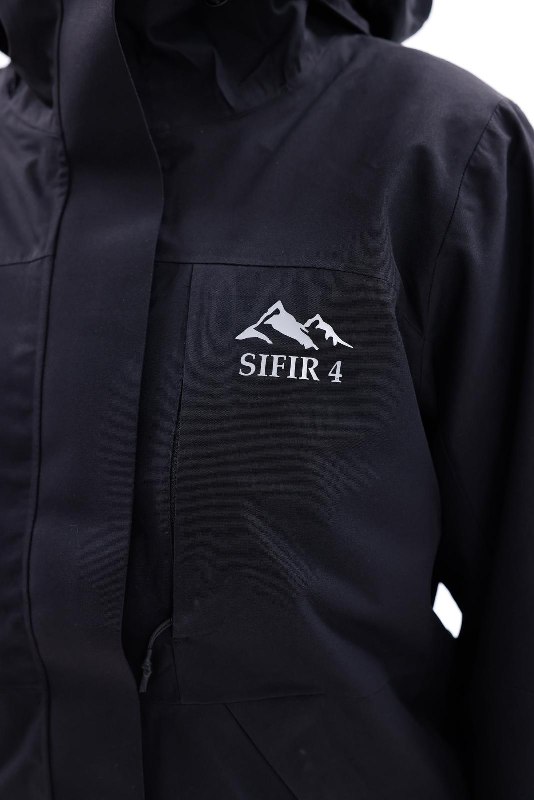 Sıfır4 ArcticPro 3in1 Kadın  Mont Su geçirmez siyah