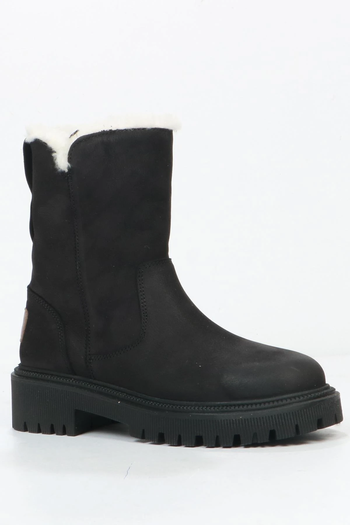 Hammer Jack Pilus Hakiki Deri Siyah Outdoor Kadın Bot 102 23875-Z