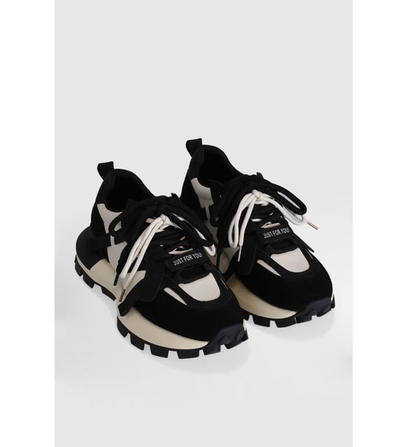 Lufıan Yoko Kadın Sneaker Ayakkabı (Siyah) 121230049