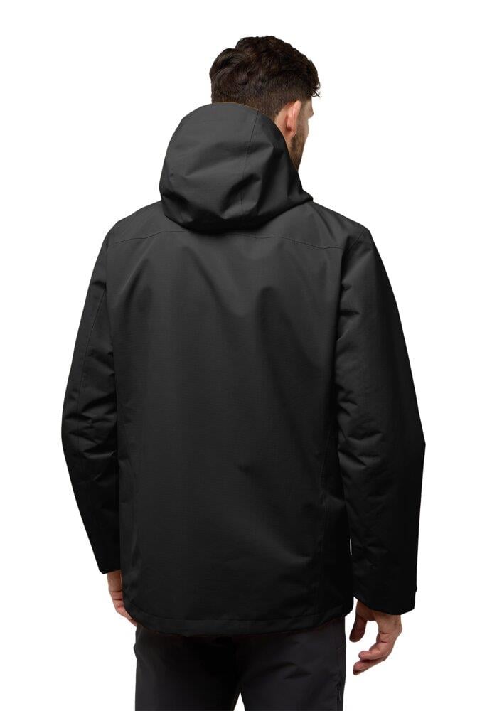 Jack Wolfskin Altenberg 3IN1 JKT M Erkek Outdoor Mont A61864-6000 siyah