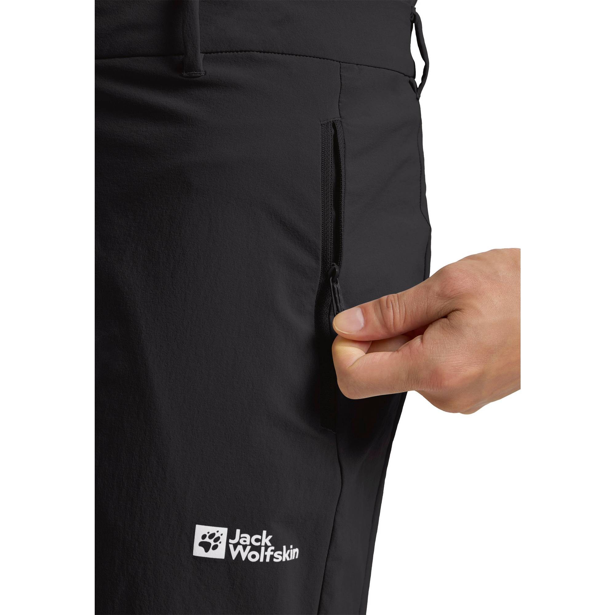 Jack Wolfskin HIKEOUT - Wanderhose Herren - black A63924_600_B25