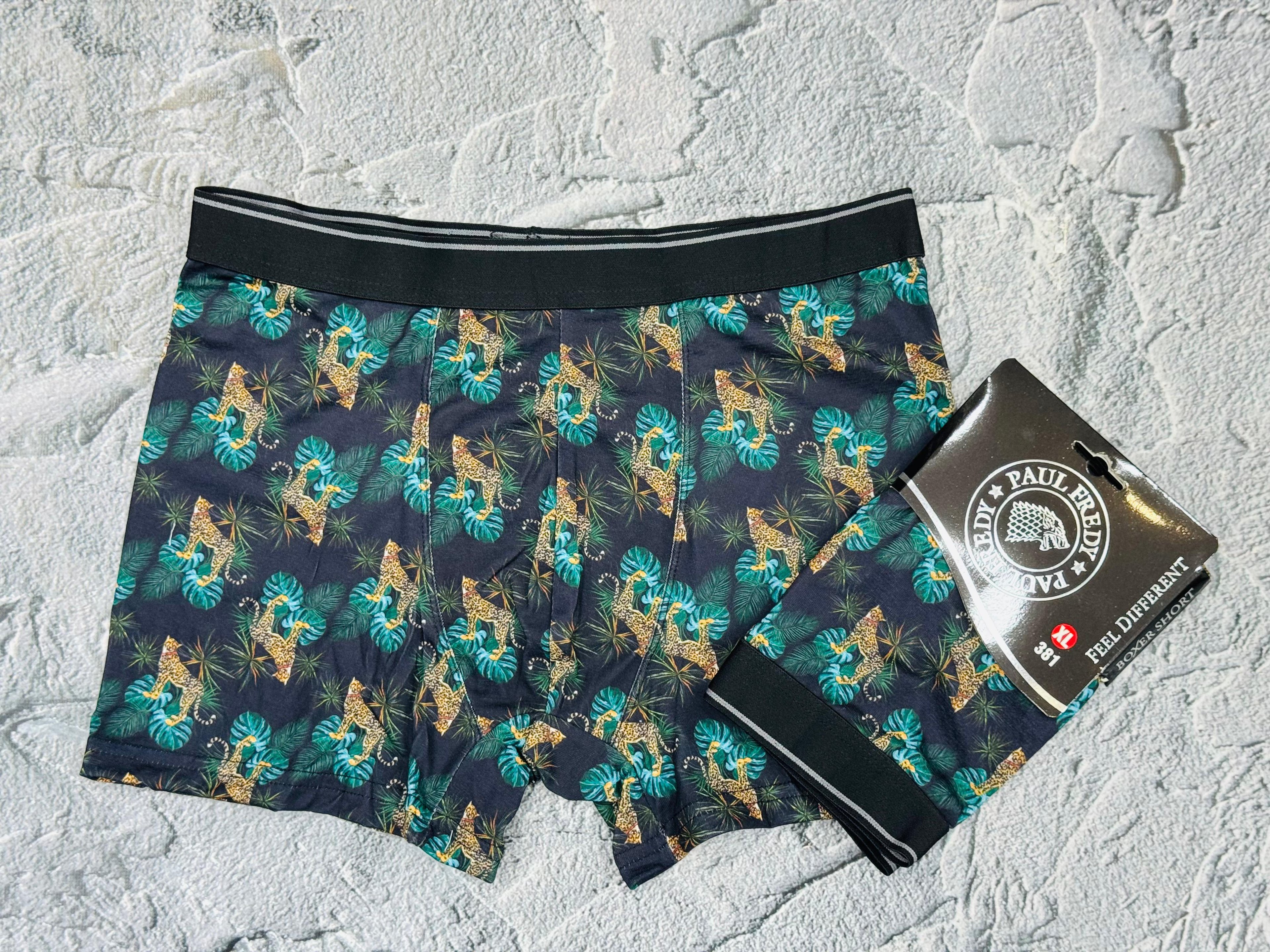 Boxer Lacivert Cita Desenli