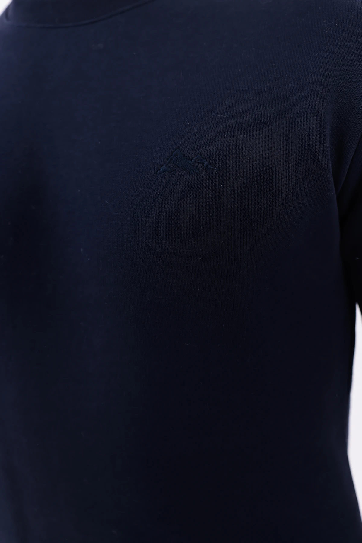 Sıfır4 Comfort Fit 3 İplik Şardonlu Sweatshirt   lacivert