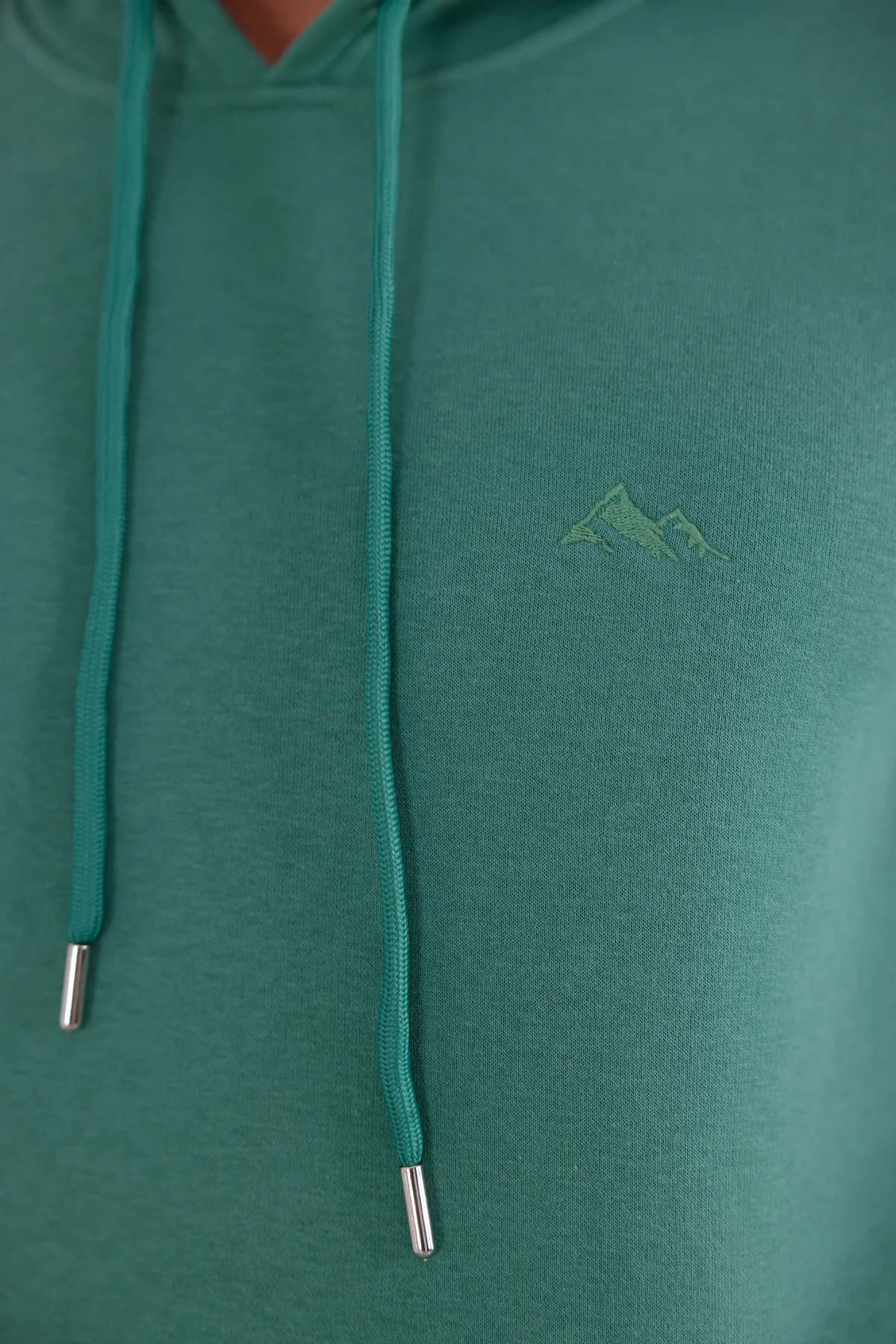 SIFIR4 3 İplik Şardonlu Kapüşonlu Sweatshirt Yeşil