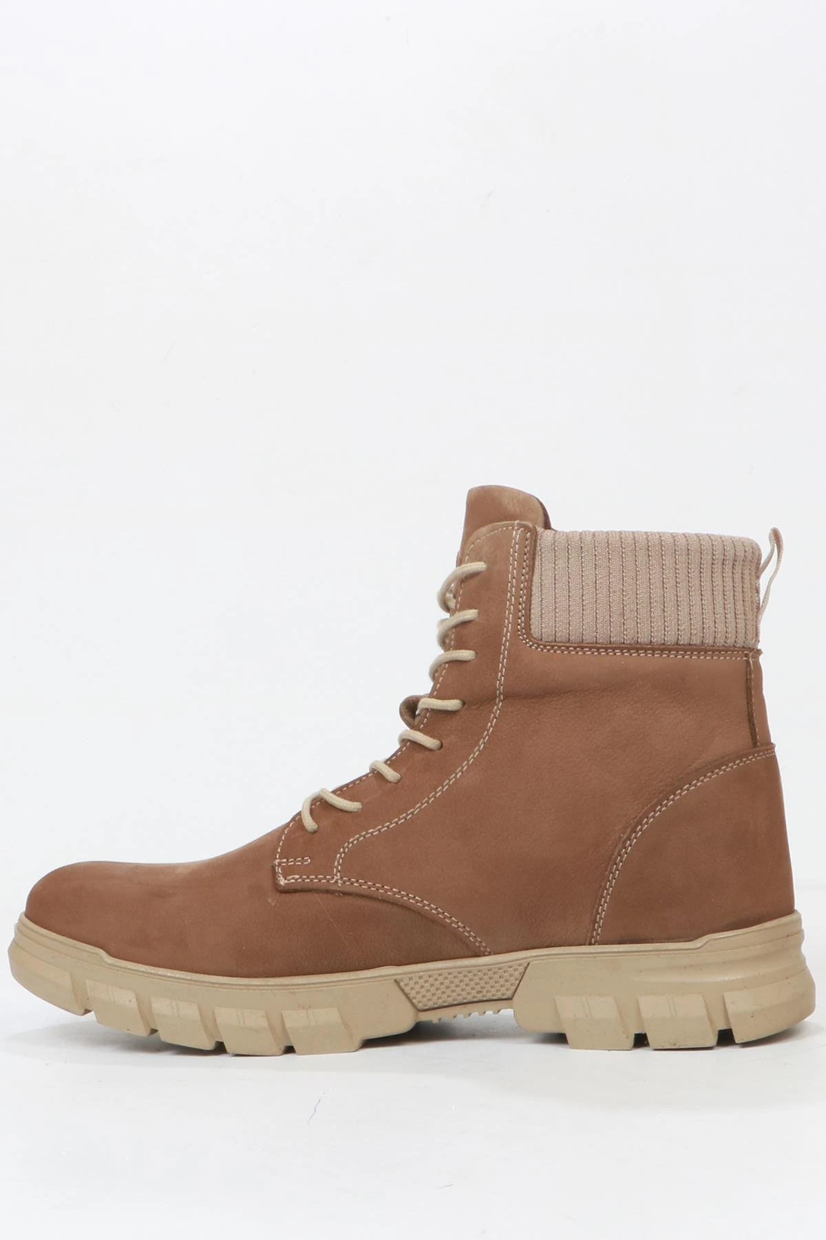 Hammer Jack Lejos Hakiki Deri Bej Outdfoor Erkek Bot 102 23685-M