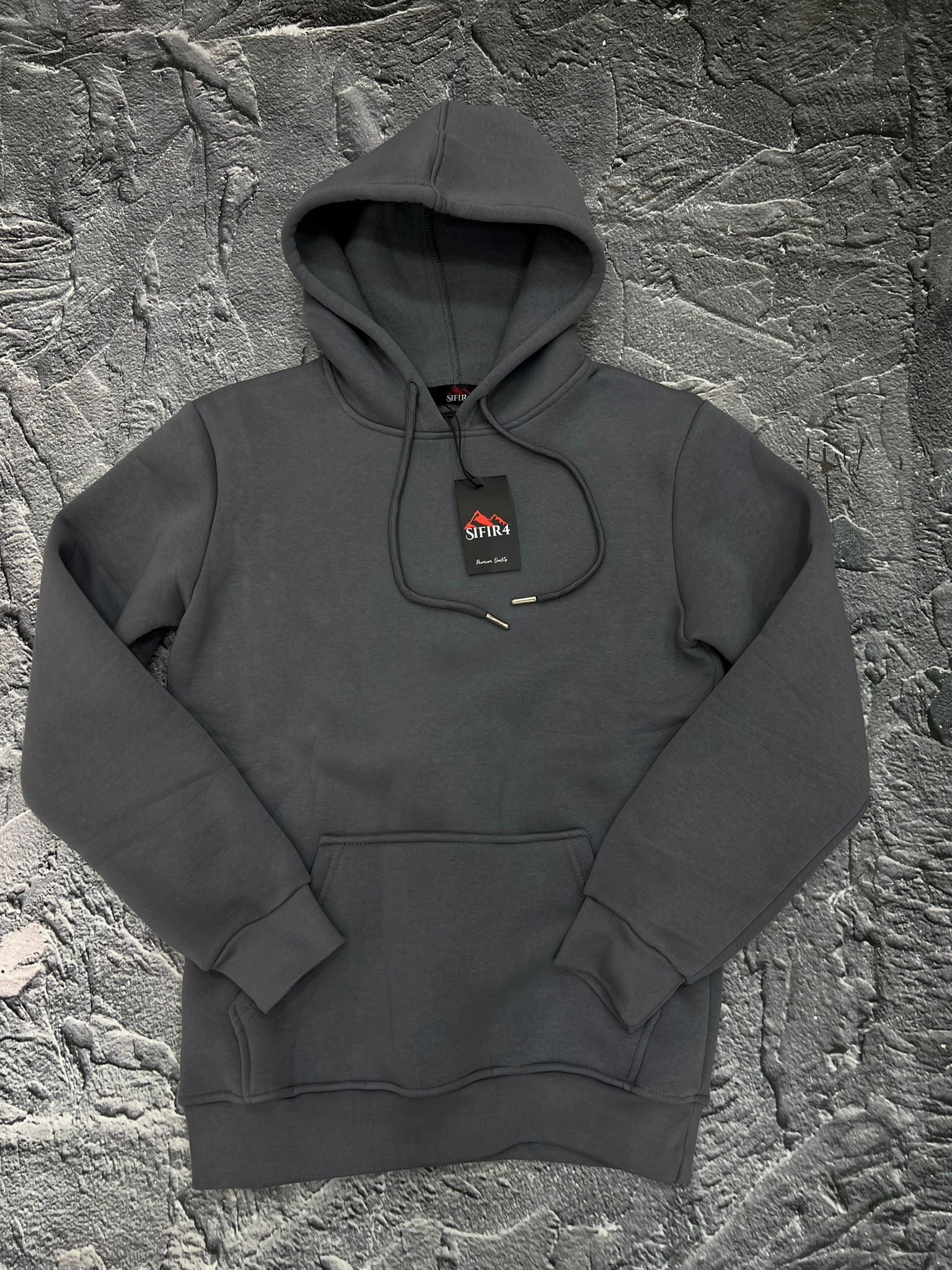 sweatshirt  şardonlu3 iplik siyah