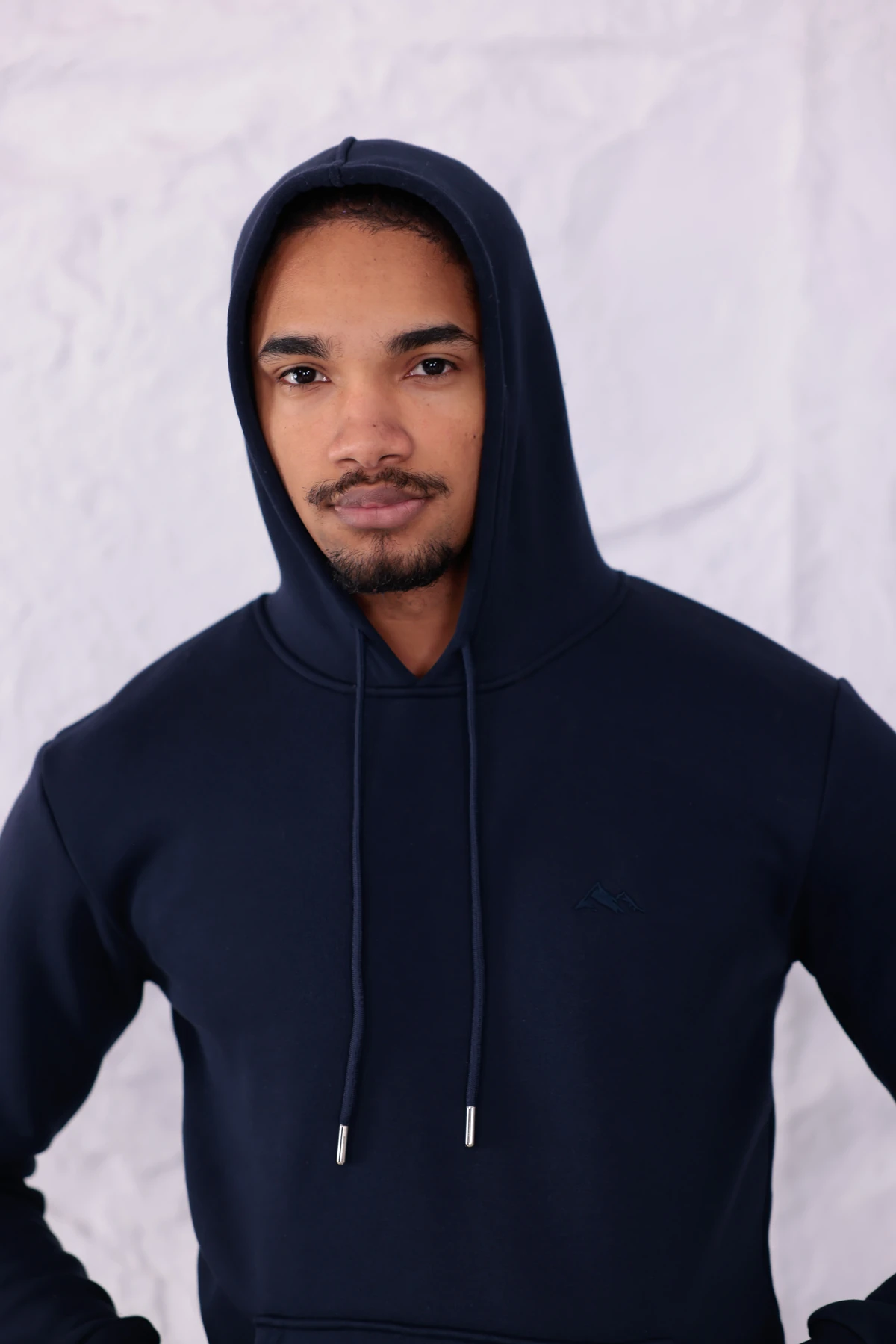 SIFIR4 3 İplik Şardonlu Kapüşonlu Sweatshirt Lacivert