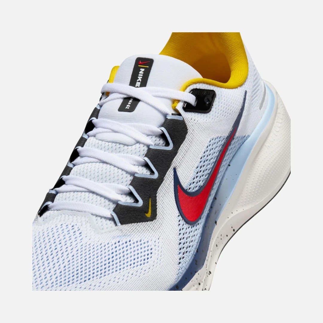 Beyaz Nike Air Zoom Pegasus 41 Road Running FW24 Erkek Spor Ayakkabı Ayakkabı 