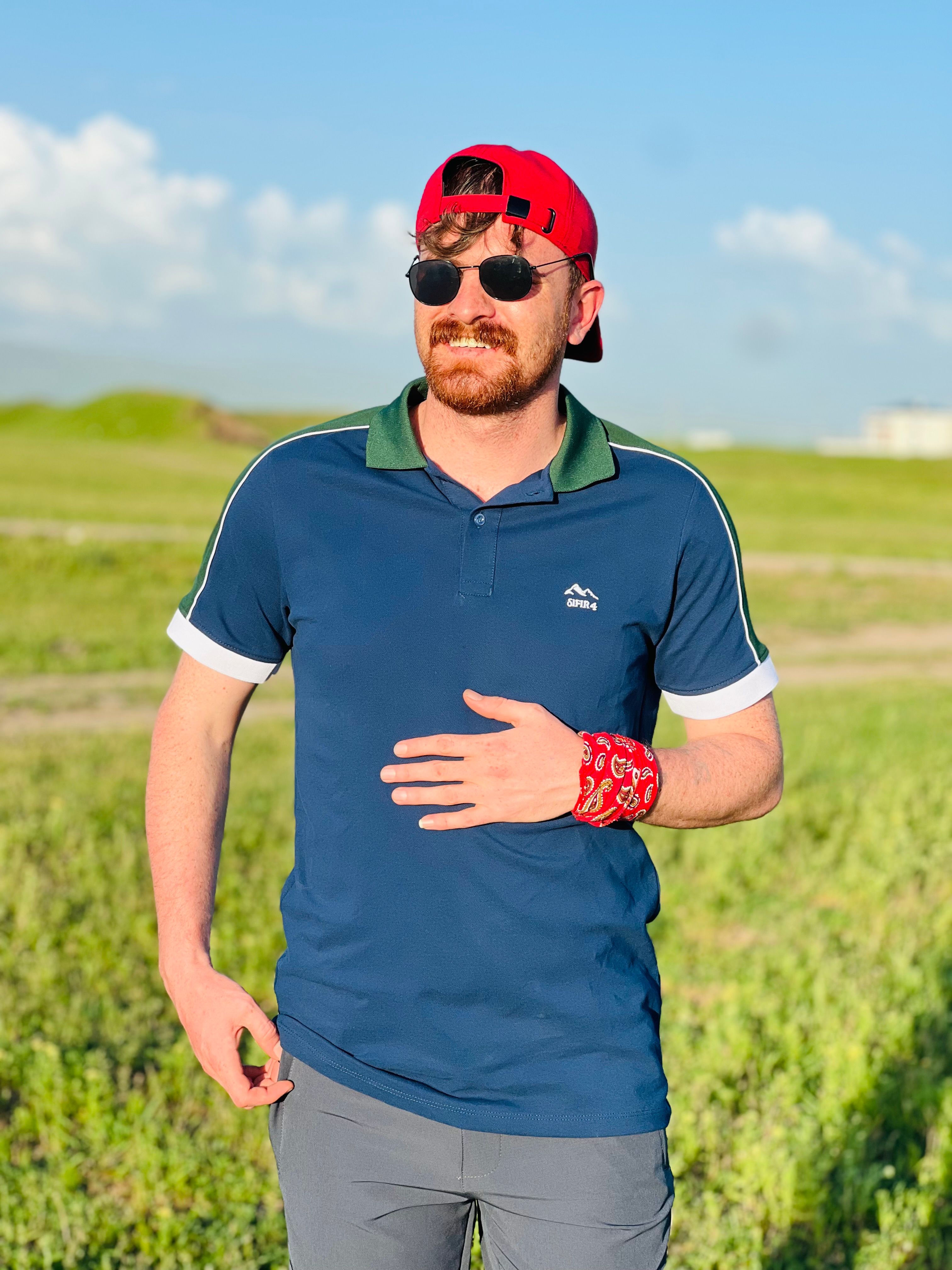 SIFIR4 Polo Yaka T-Shirt SFR0404 - Lacivert