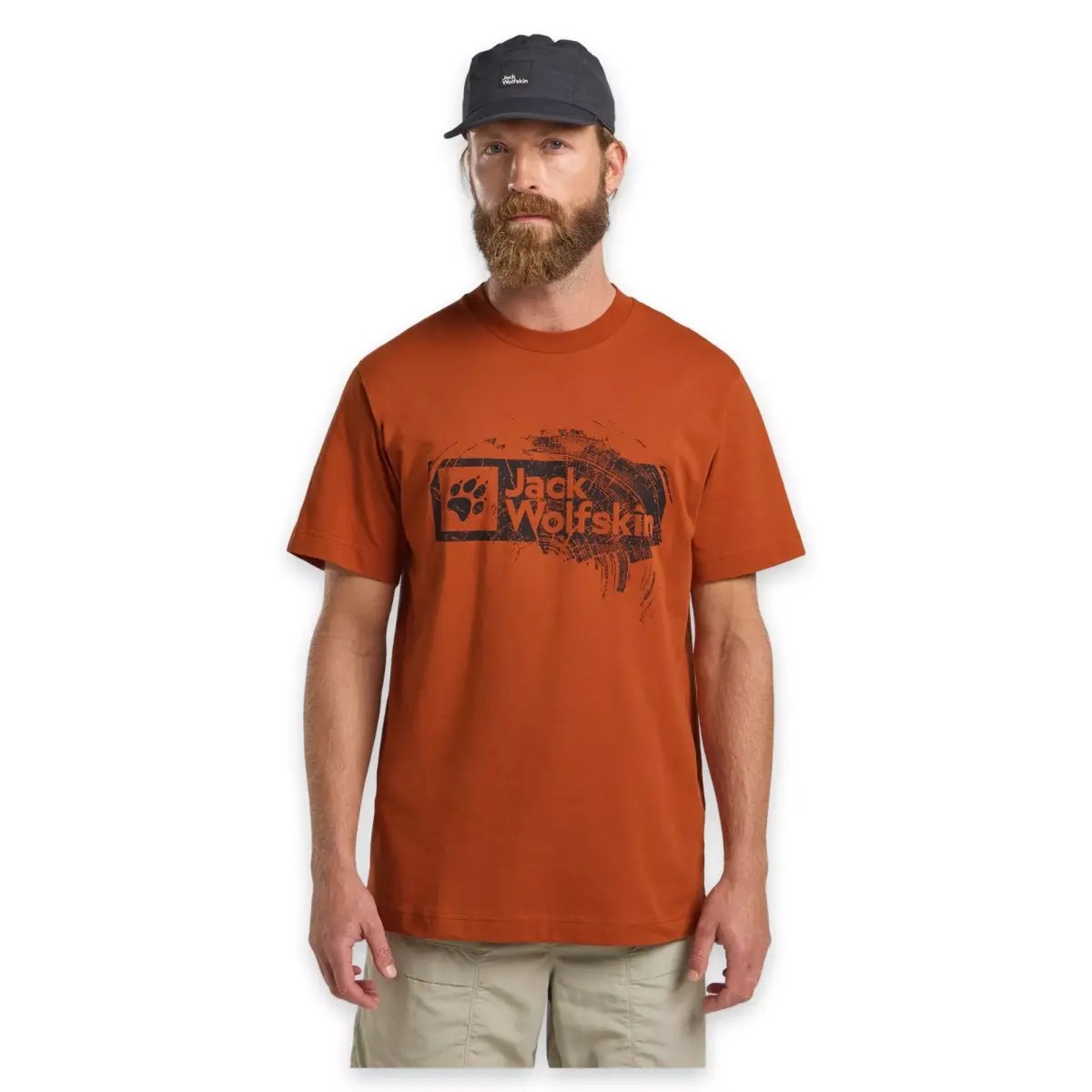 Jack Wolfskin A64116Tr Brand T M Turuncu Erkek T-Shirt