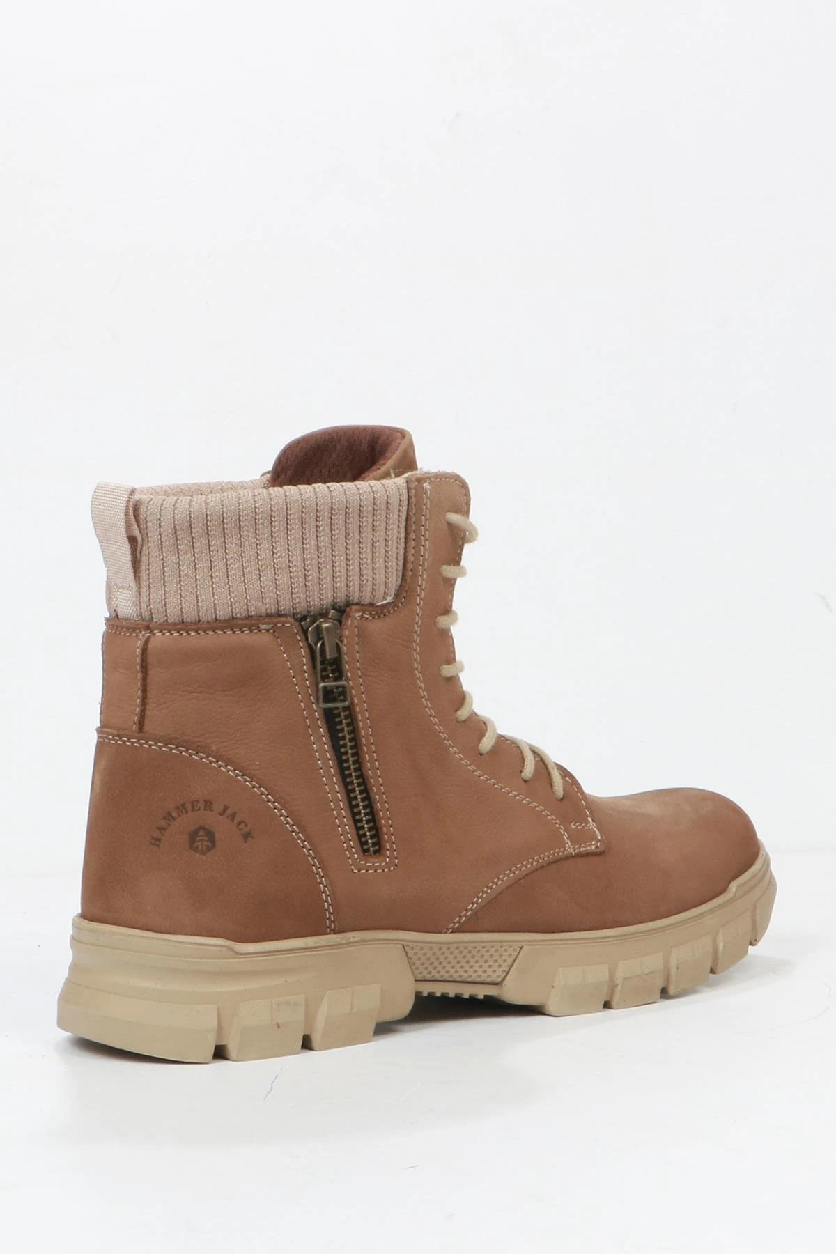Hammer Jack Lejos Hakiki Deri Bej Outdfoor Erkek Bot 102 23685-M