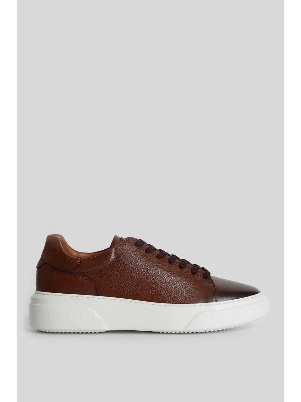 Lufian tommy Erkek Deri Sneaker Ayakkabı 121230280 - Kahverengi