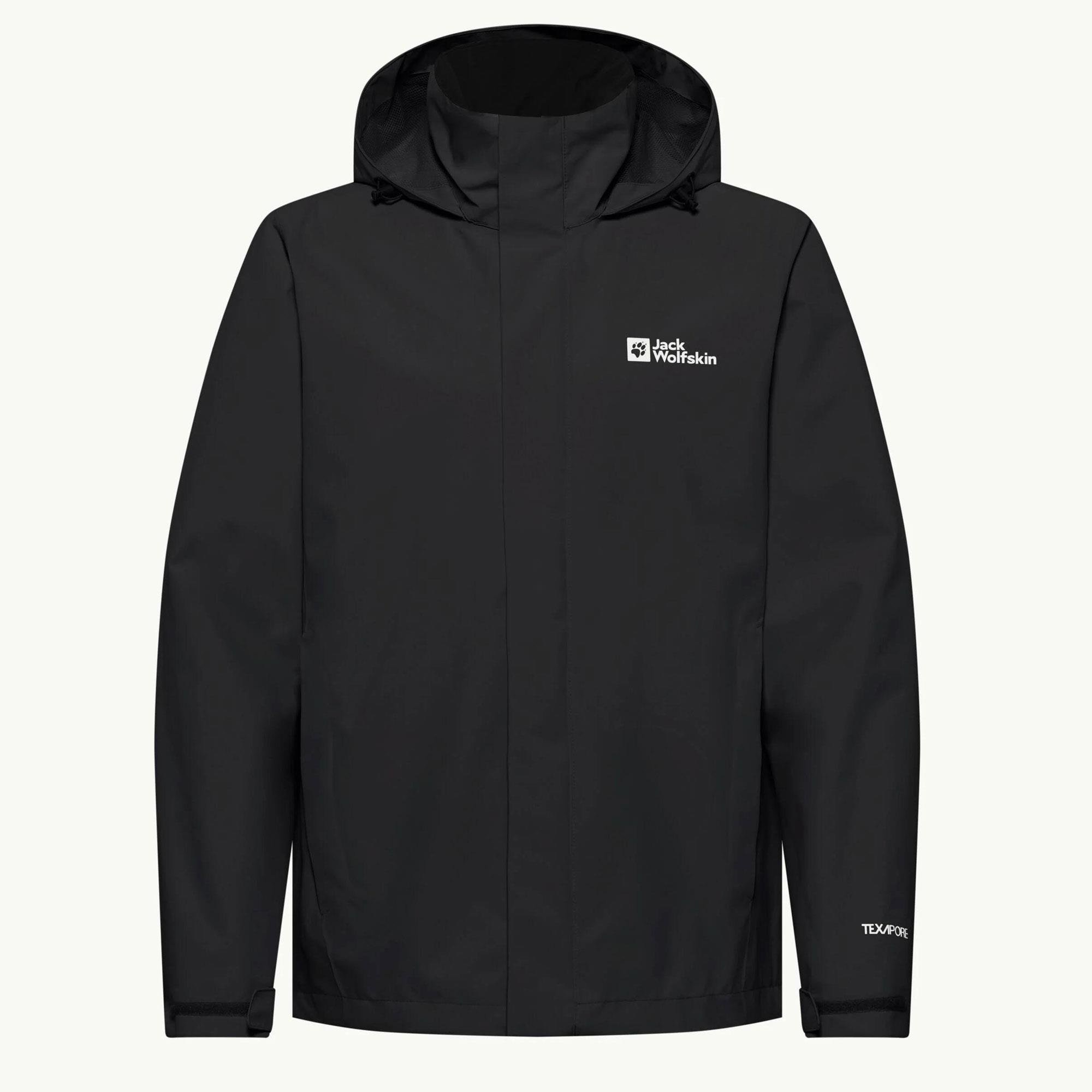 Jack Wolfskn Erkek Yagmurluk A63903600A12 siyah