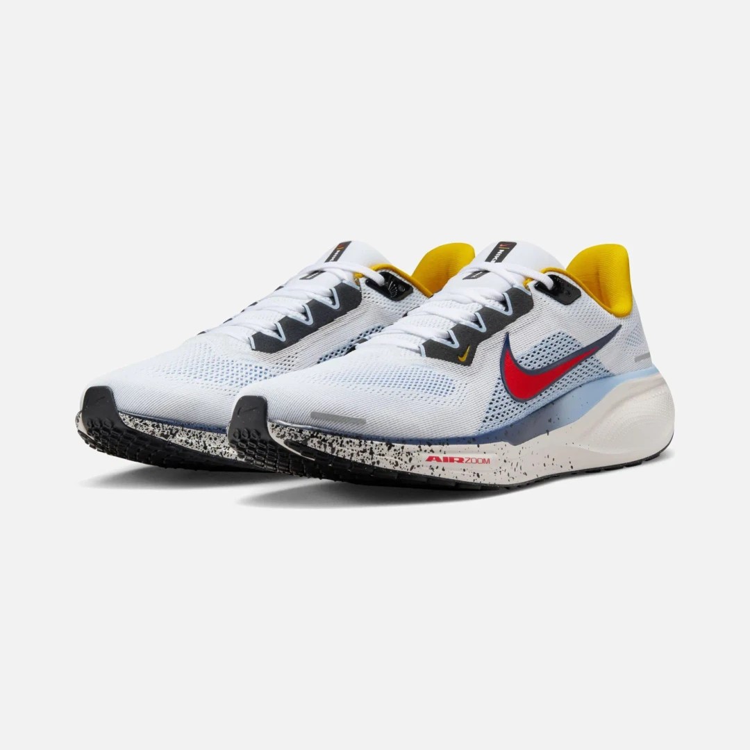 Beyaz Nike Air Zoom Pegasus 41 Road Running FW24 Erkek Spor Ayakkabı Ayakkabı 