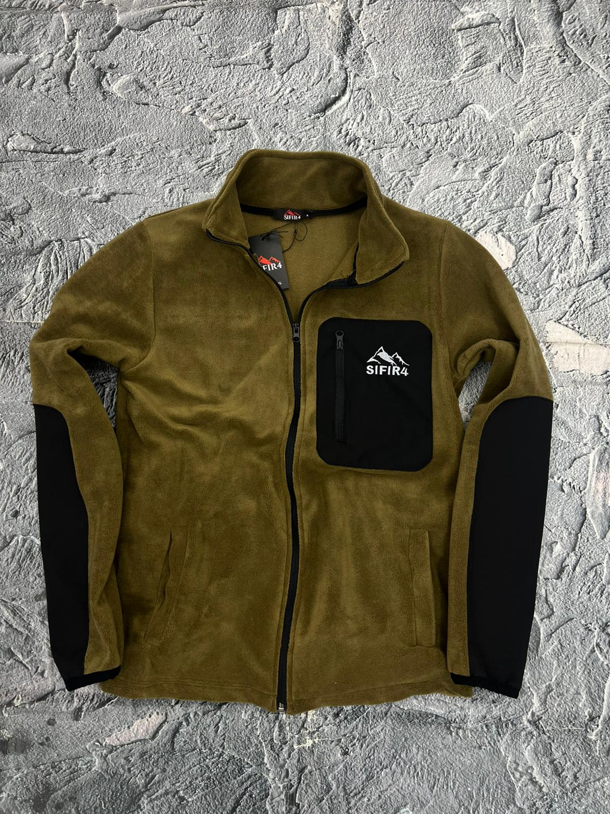 sıfır4 tam fermuarlı polar 