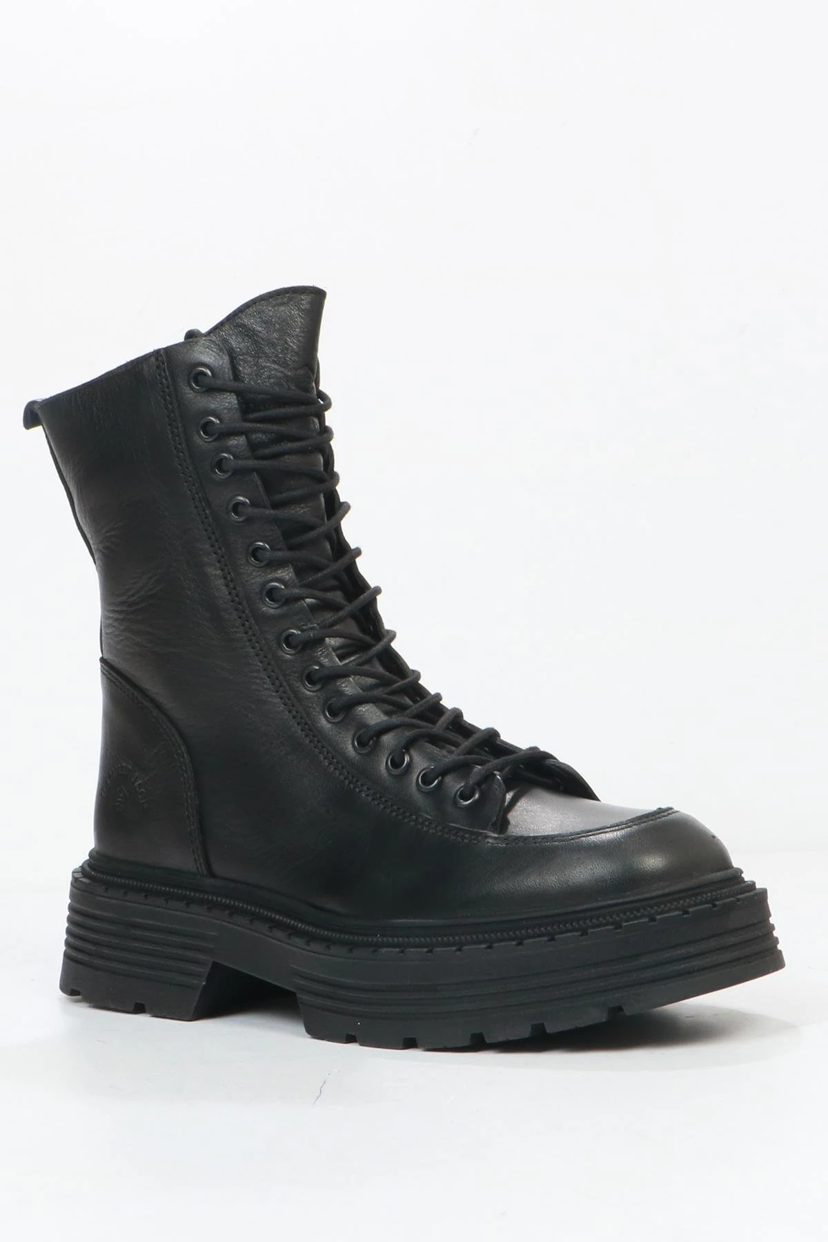 Hammer Jack Loberia Hakiki Deri Siyah Kadın Bot 102 23935-Z