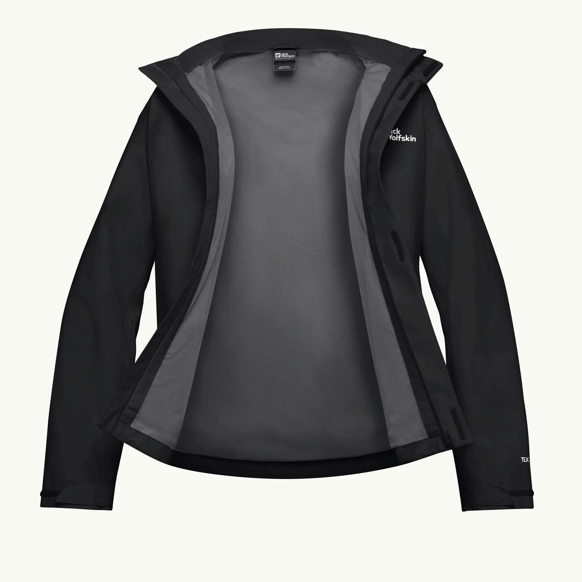 Jack Wolfskn Erkek Yagmurluk A63903600A12 siyah