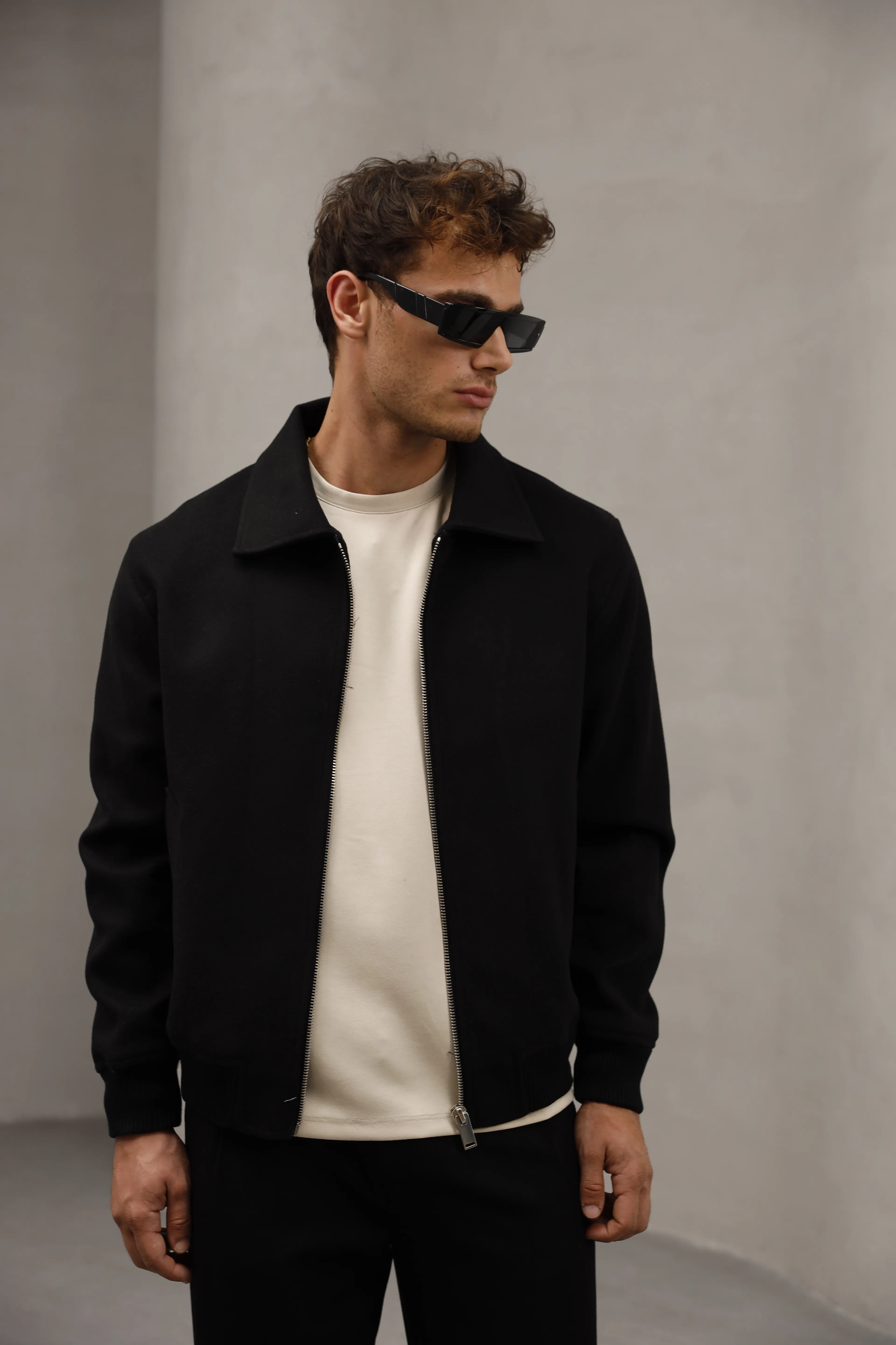 GVZ1062 Ribanalı Kaşe Mont