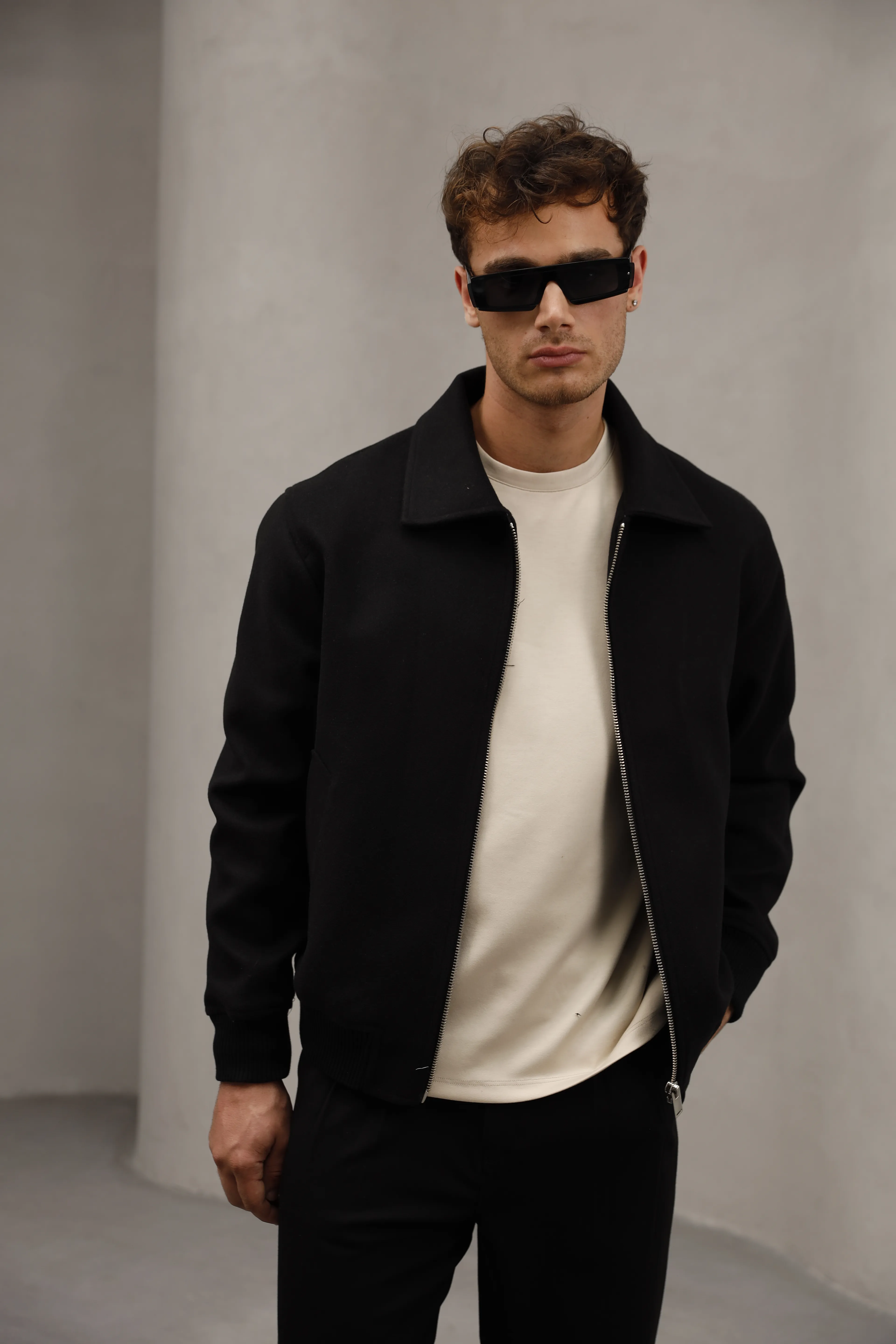 GVZ1062 Ribanalı Kaşe Mont