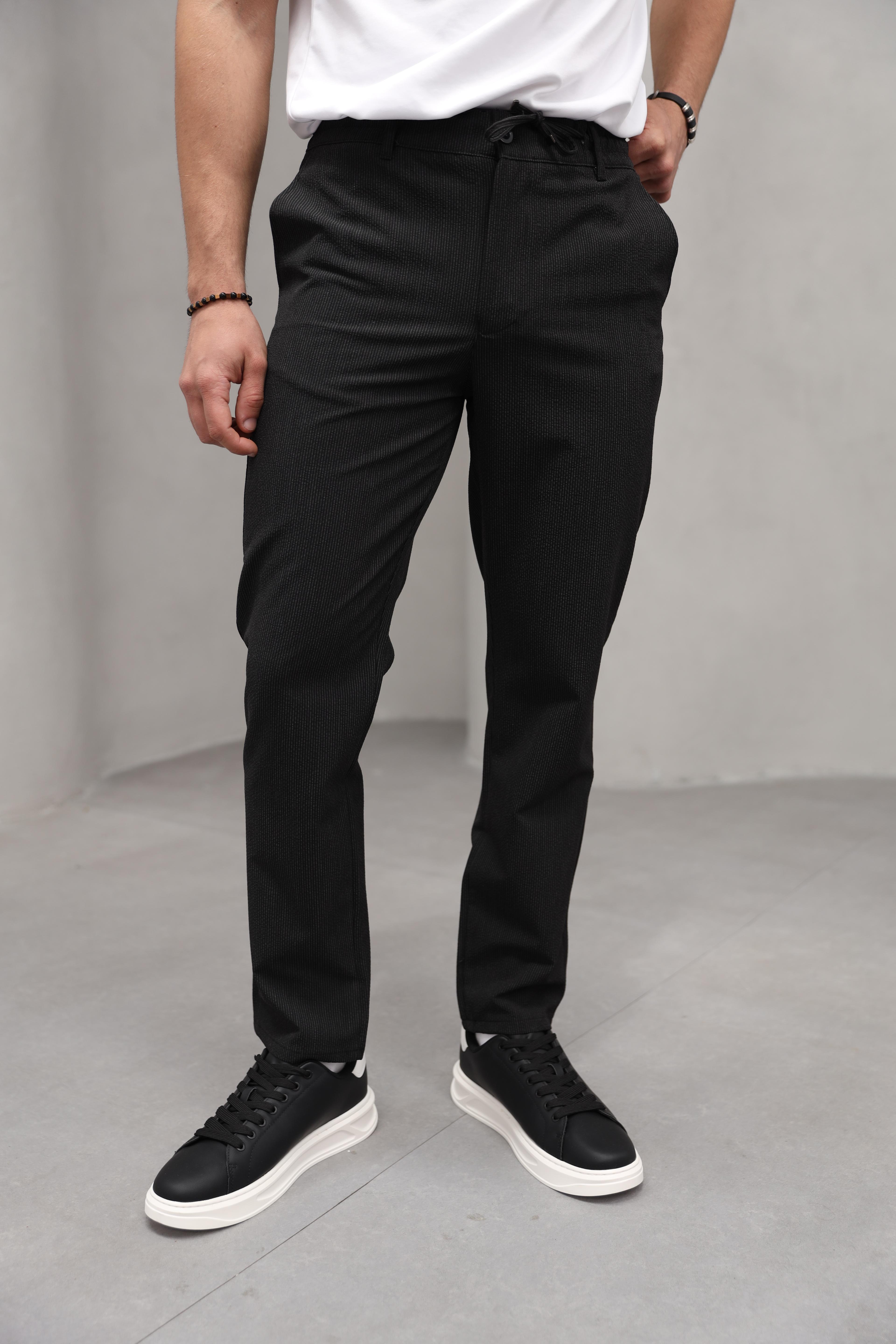 GVZ7045 Gavazzi Modern Fit Erkek Gofre Kumaş Pantolon