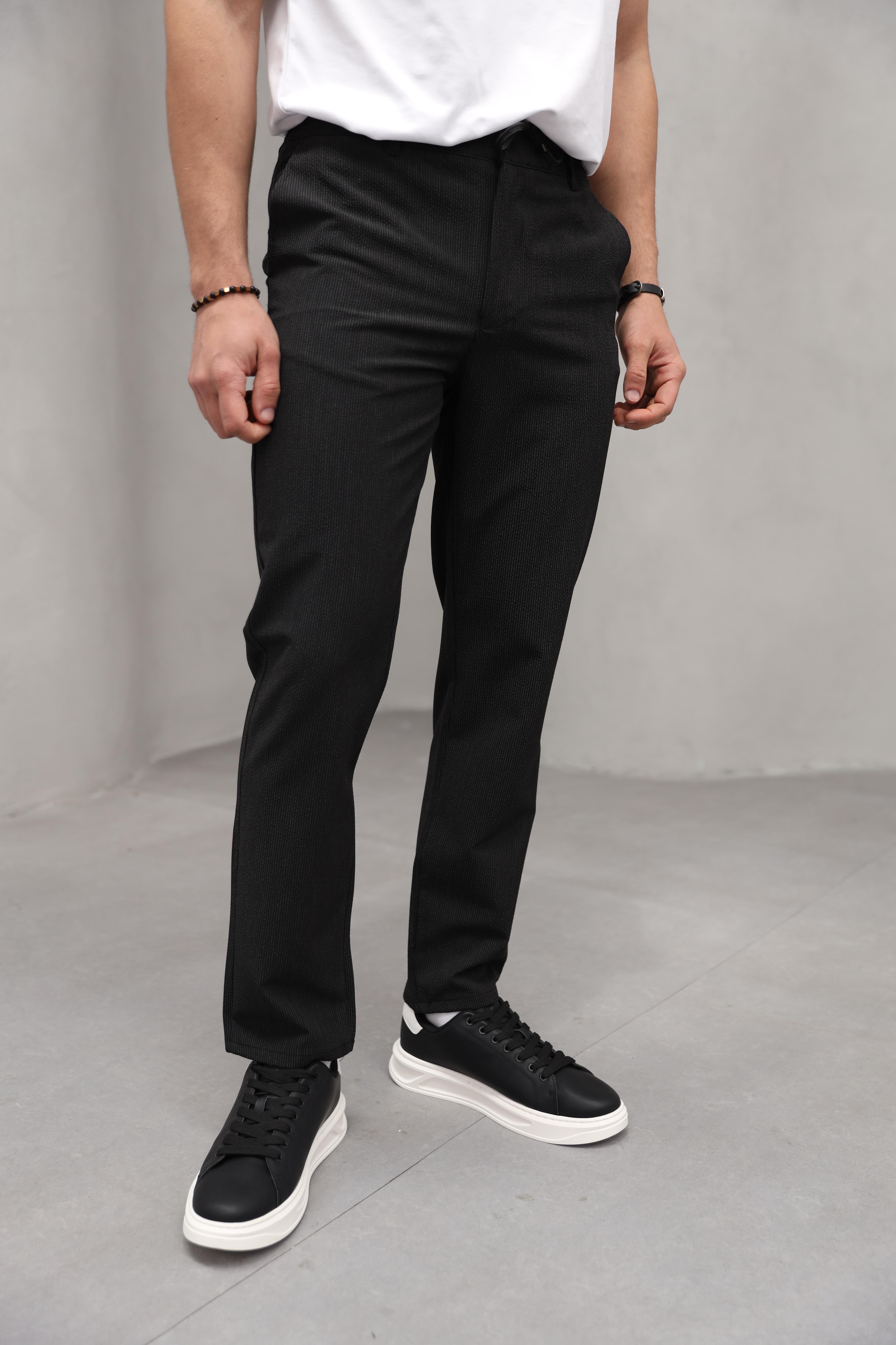 GVZ7045 Gavazzi Modern Fit Erkek Gofre Kumaş Pantolon