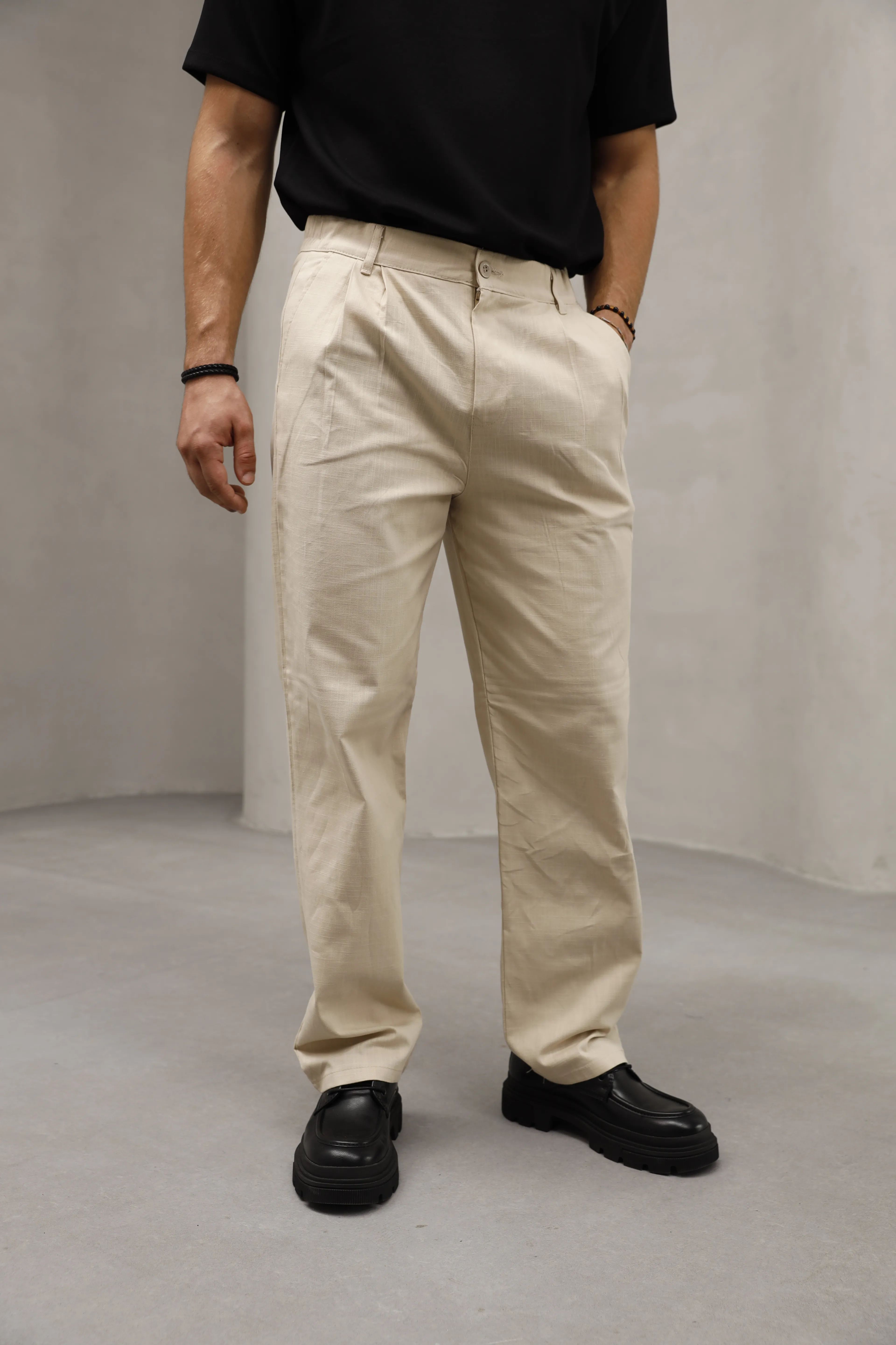 GVZ7032 Baggy Keten Pantolon