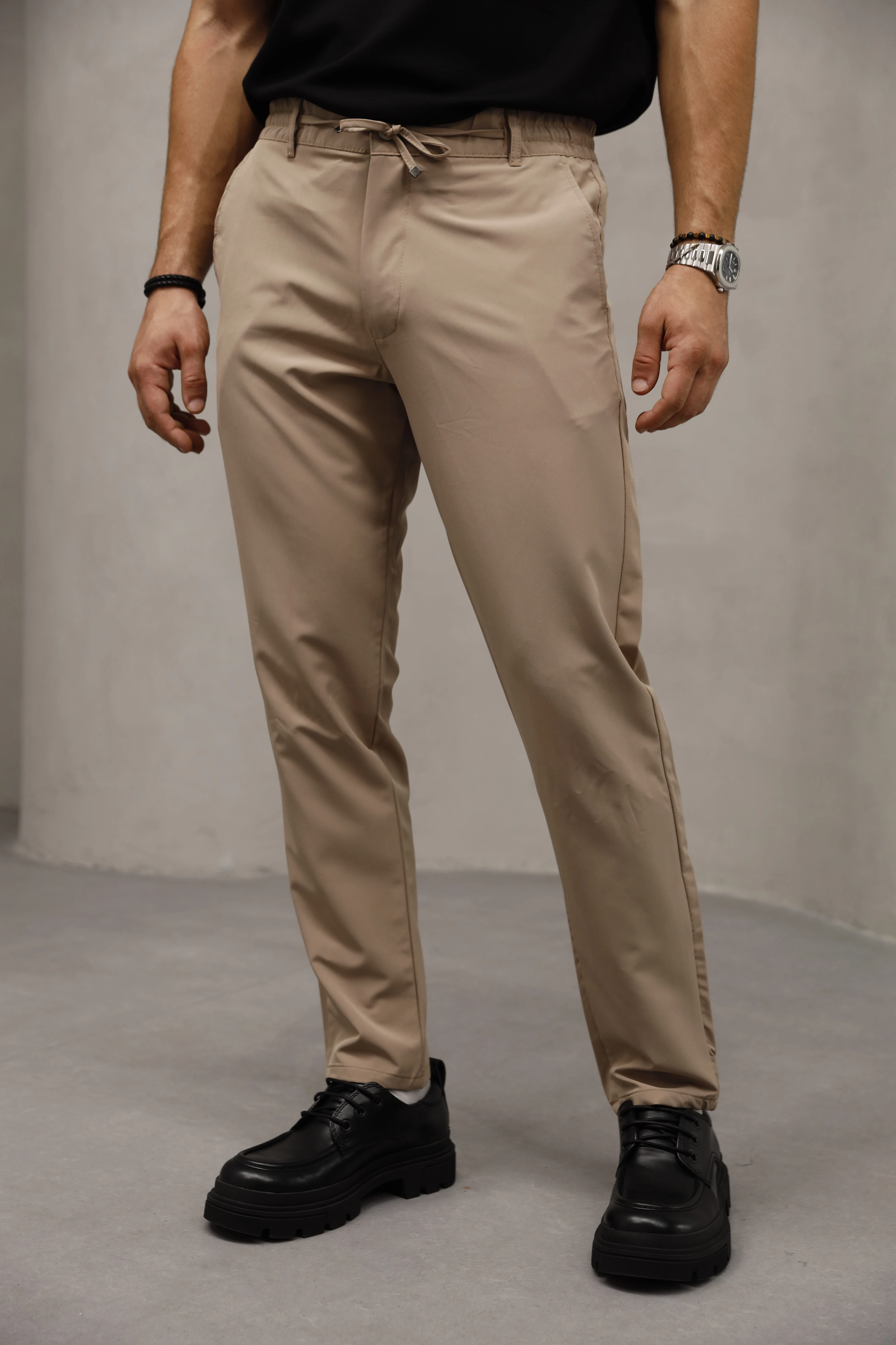 GVZ7038 Fişek Kumaş Pantolon - Bej