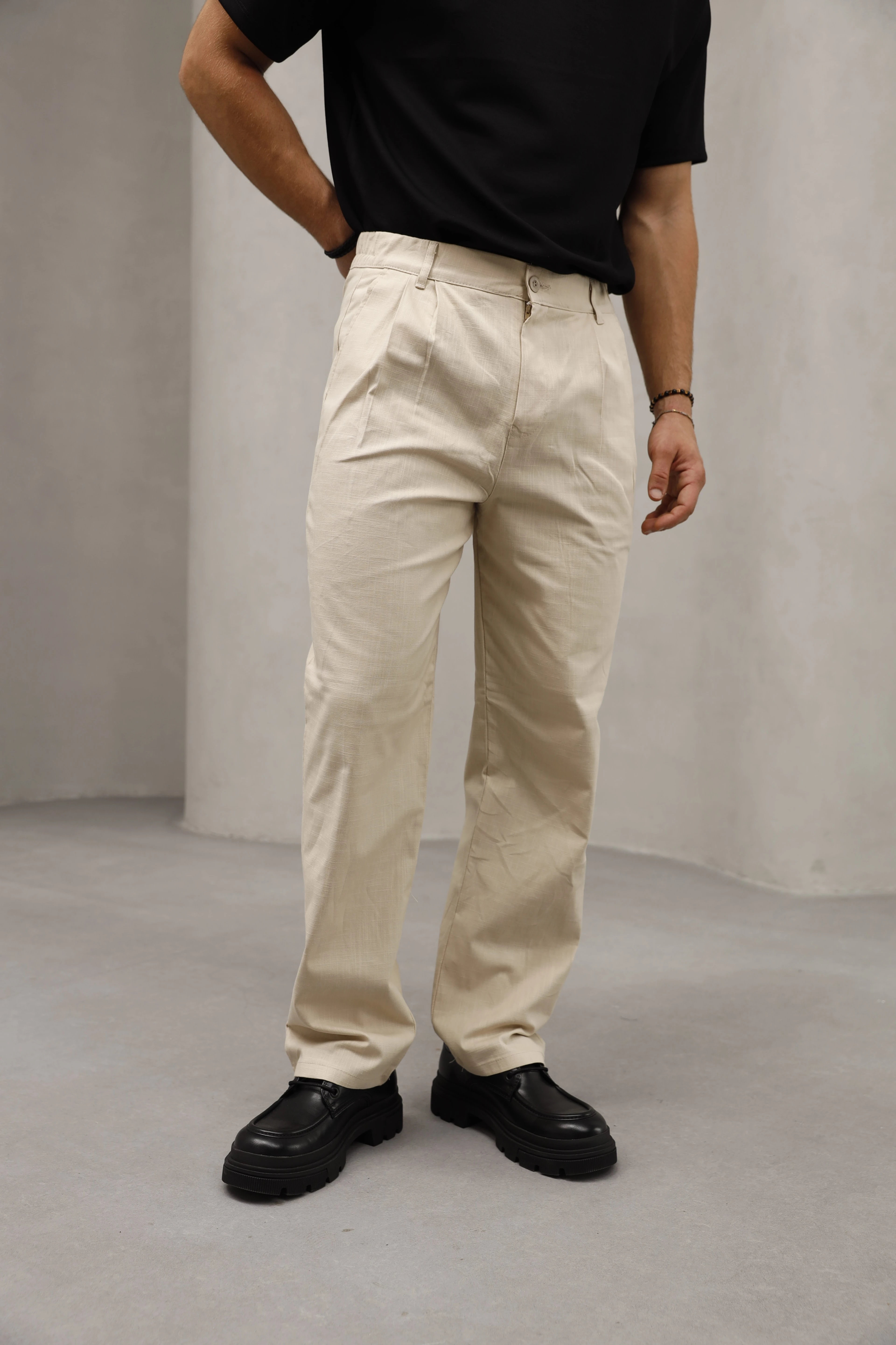 GVZ7032 Baggy Keten Pantolon