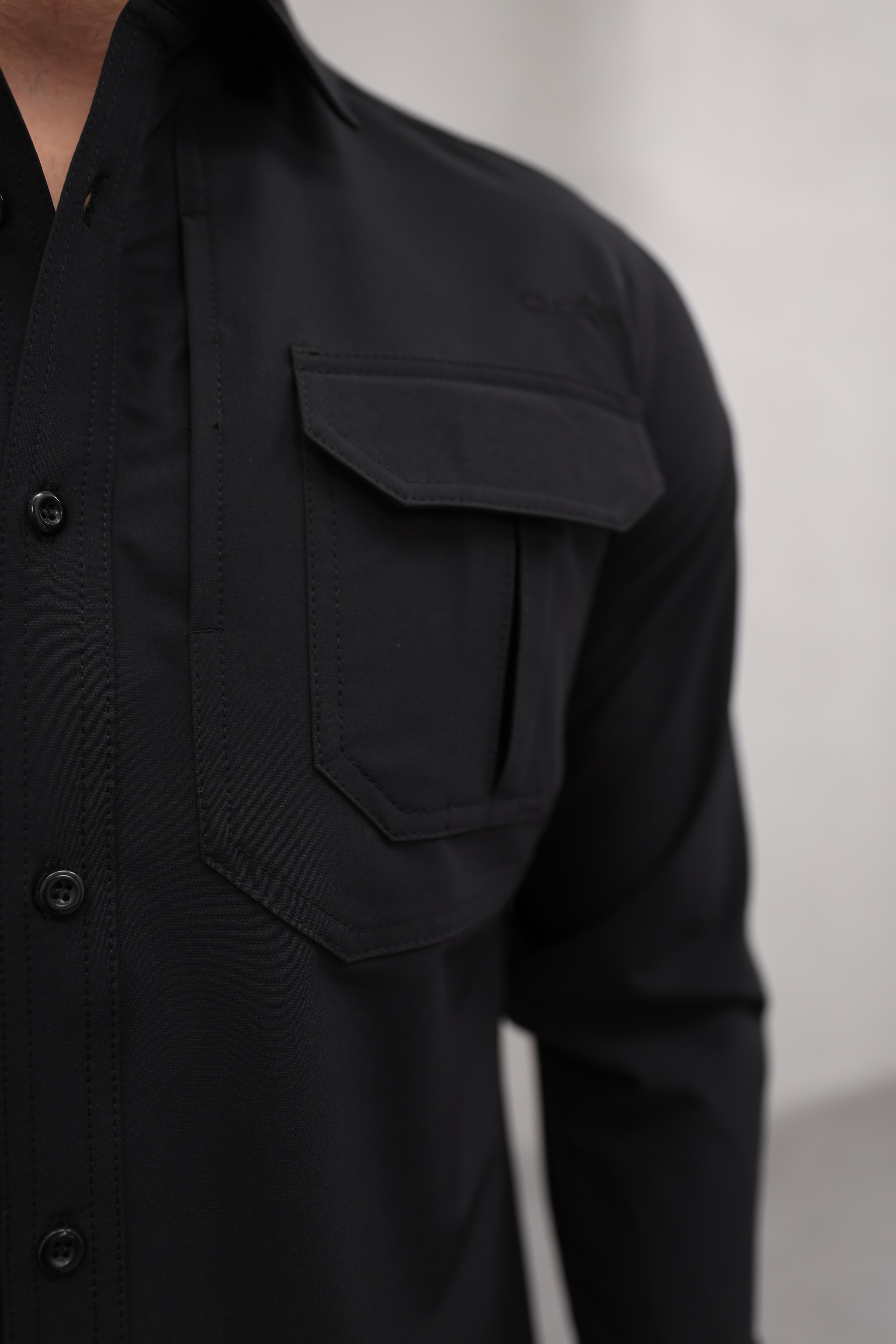 GVZ5025 Gavazzi Göğüs Cep Detaylı Outdoor Tactical Gömlek