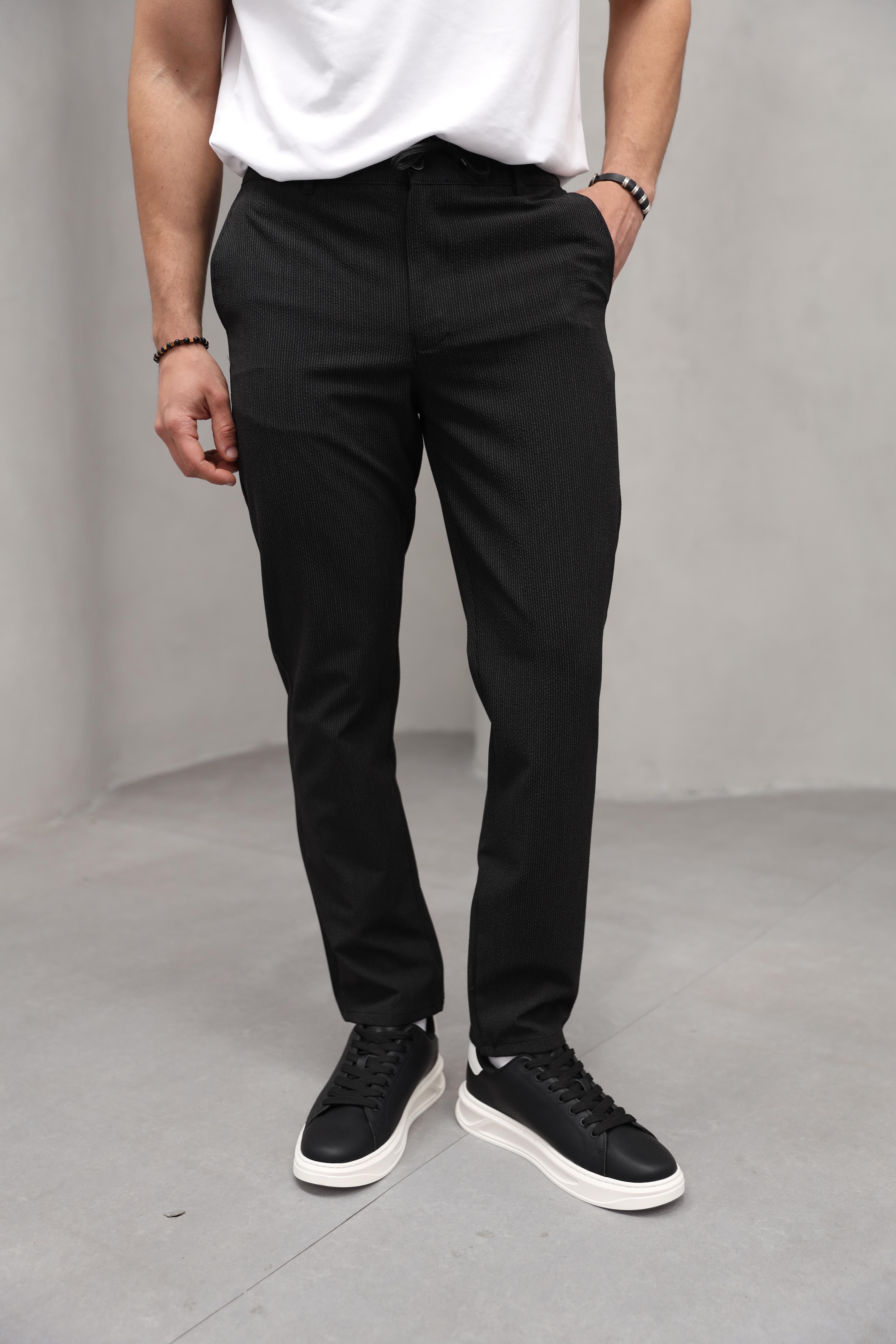 GVZ7045 Gavazzi Modern Fit Erkek Gofre Kumaş Pantolon