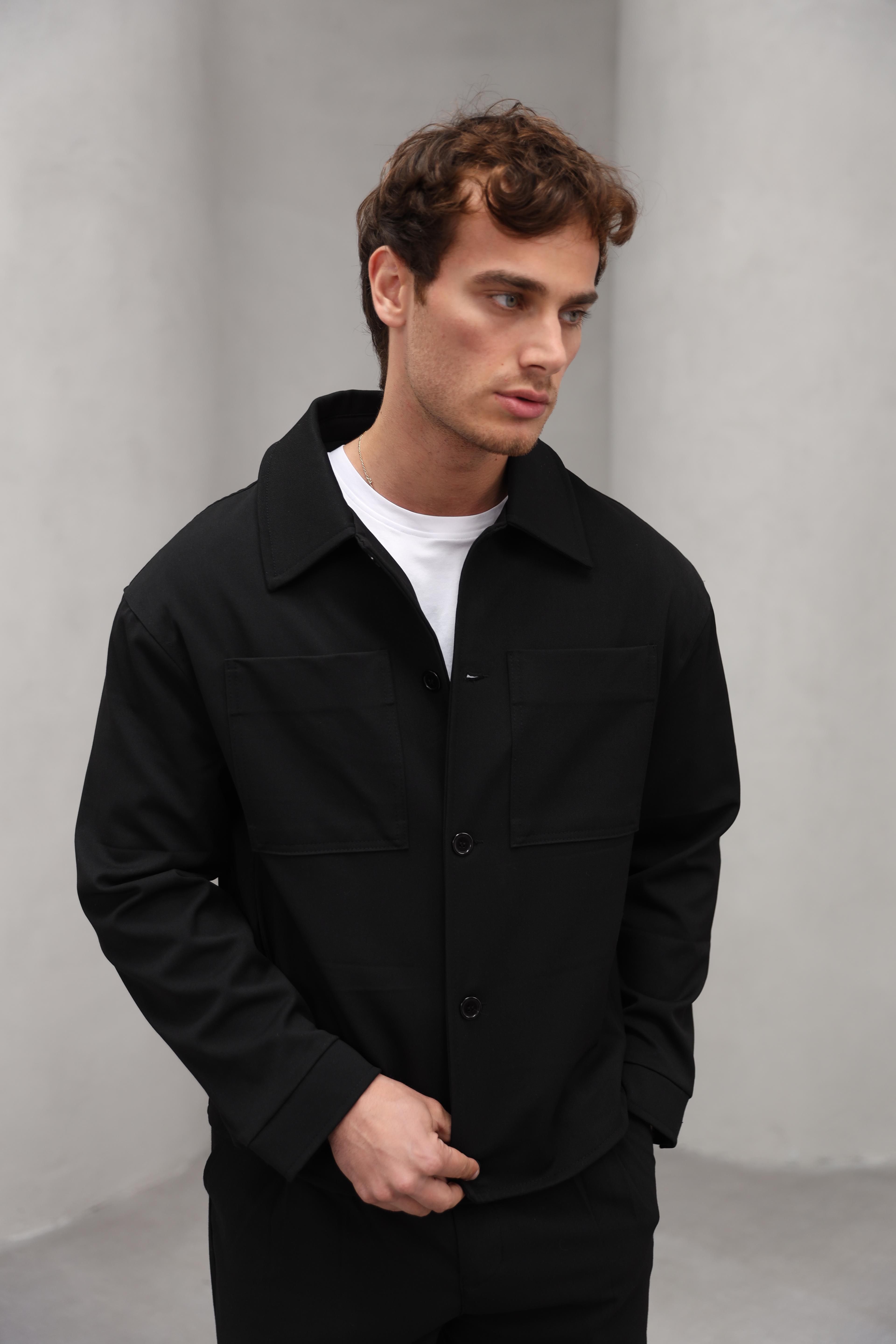 GVZ6030 Gavazzi Gömlek Yaka Cep Detaylı Casual Ceket