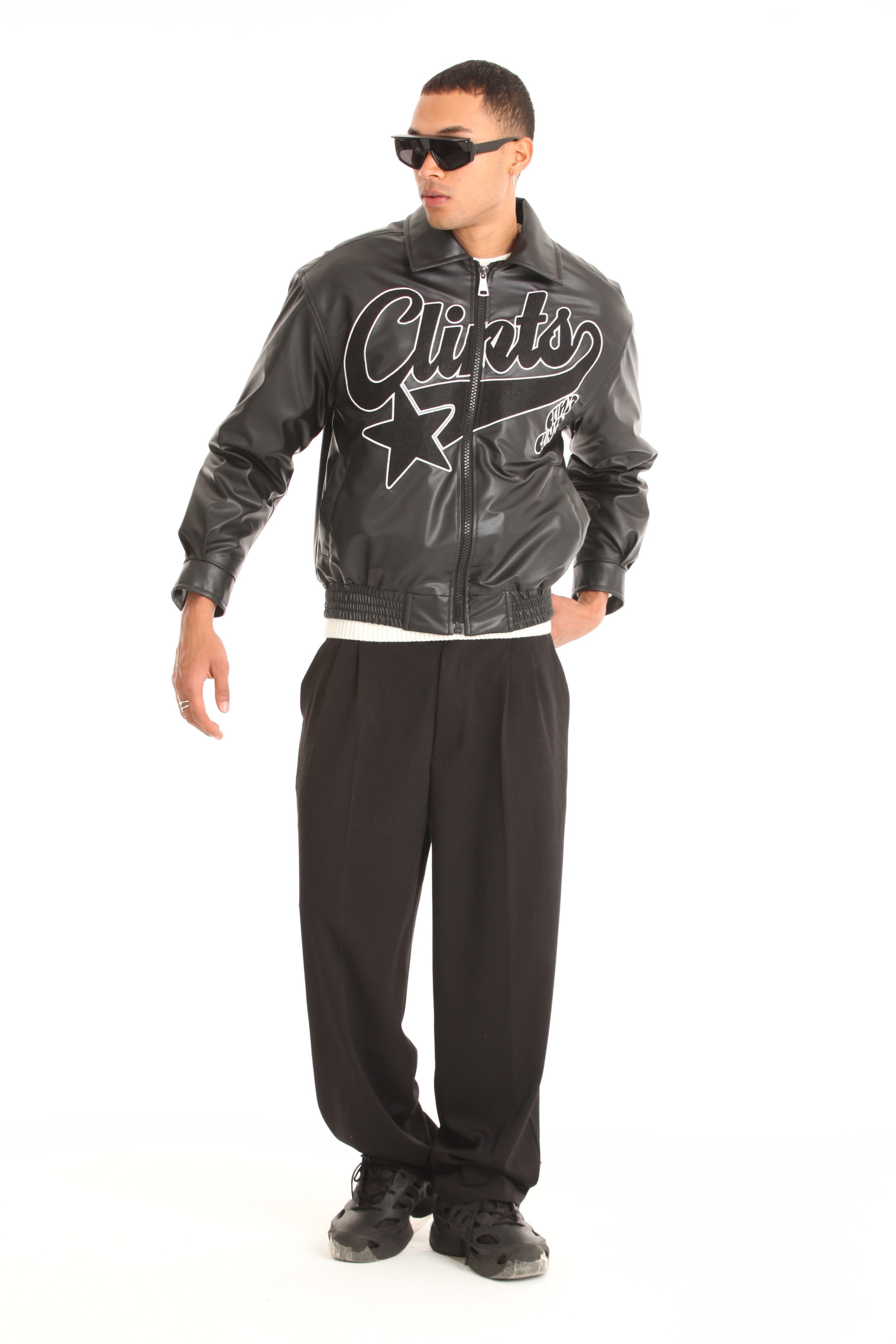 GVZ1048 Oversize Deri Ceket