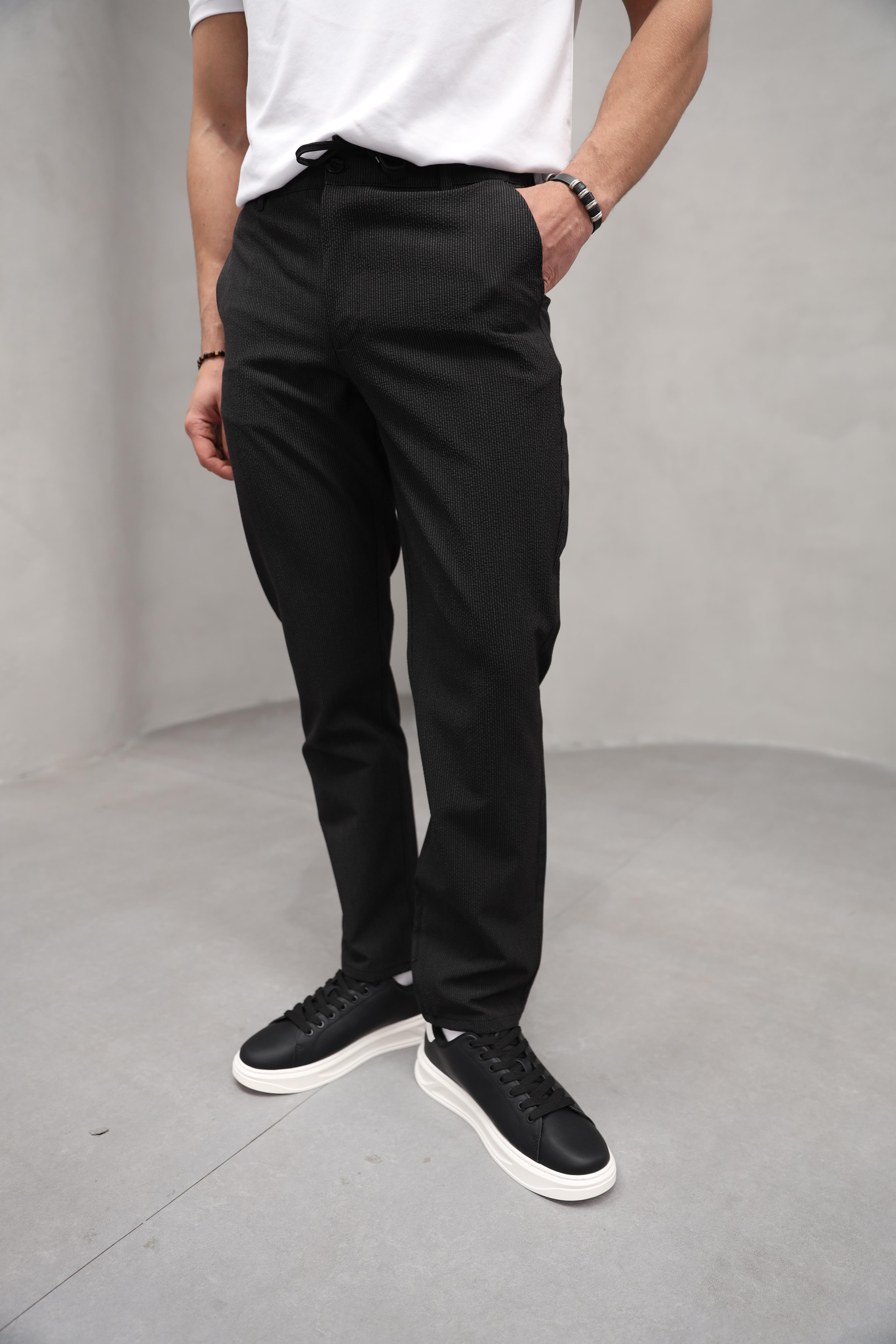 GVZ7045 Gavazzi Modern Fit Erkek Gofre Kumaş Pantolon