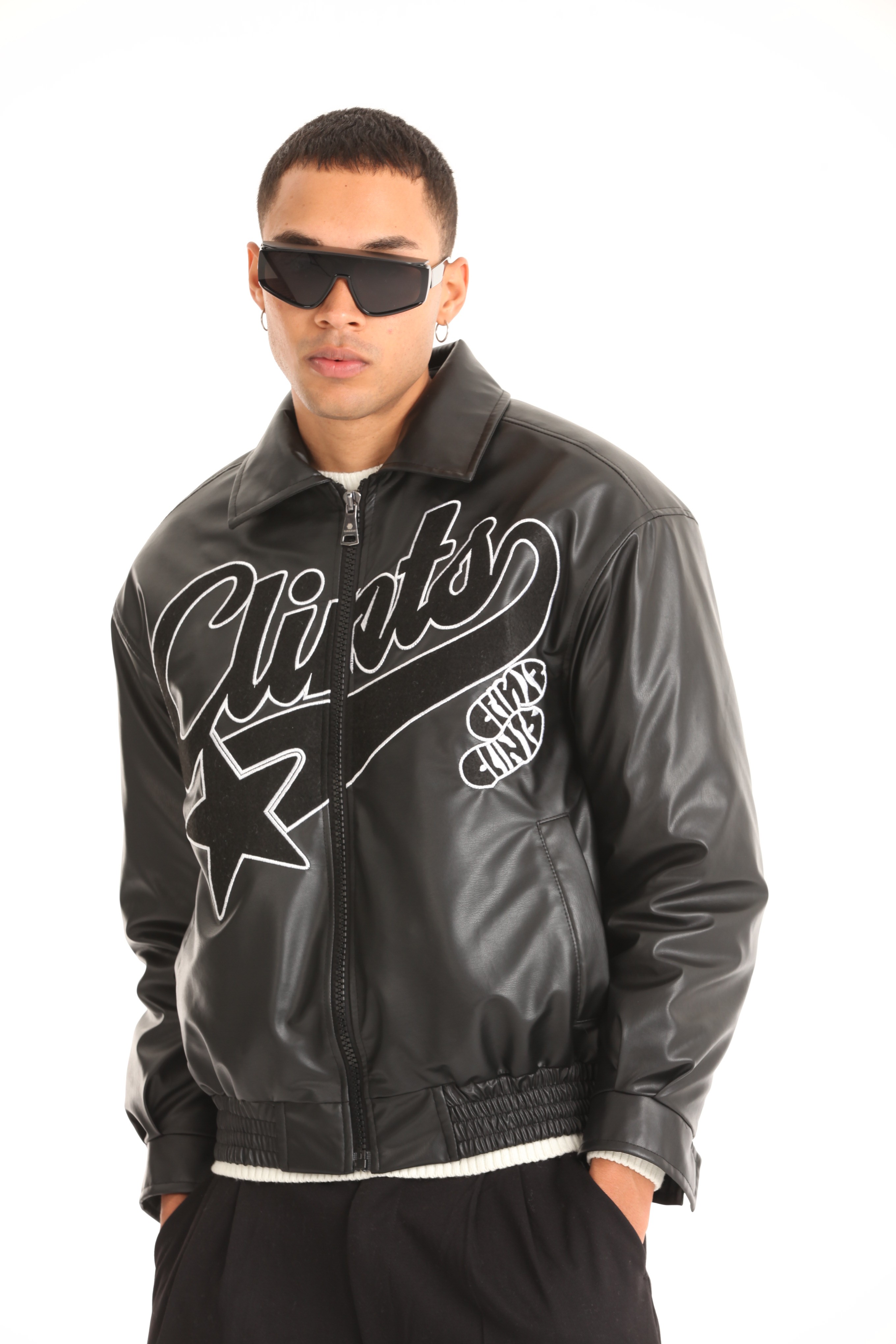 GVZ1048 Oversize Deri Ceket