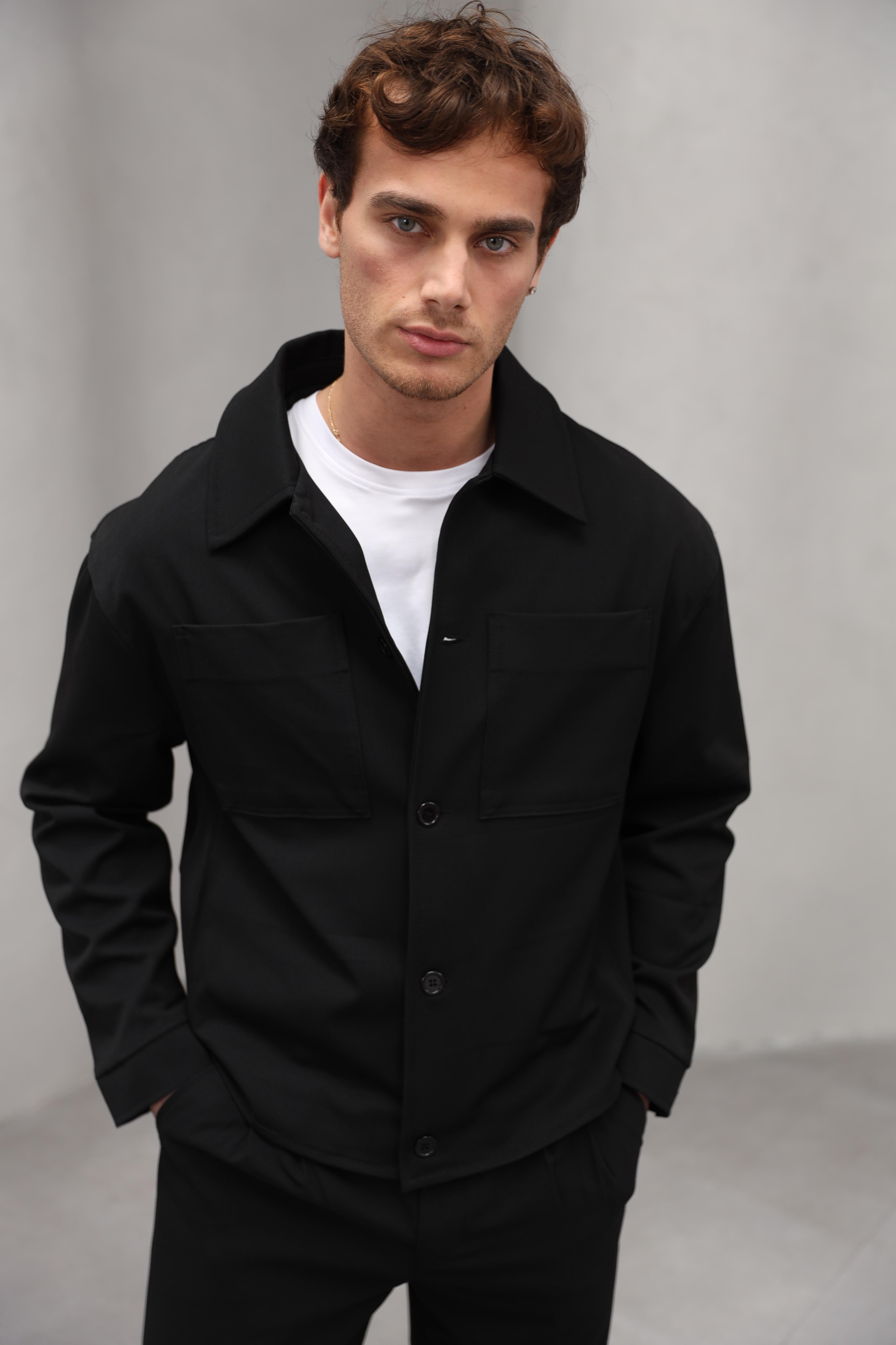 GVZ6030 Gavazzi Gömlek Yaka Cep Detaylı Casual Ceket