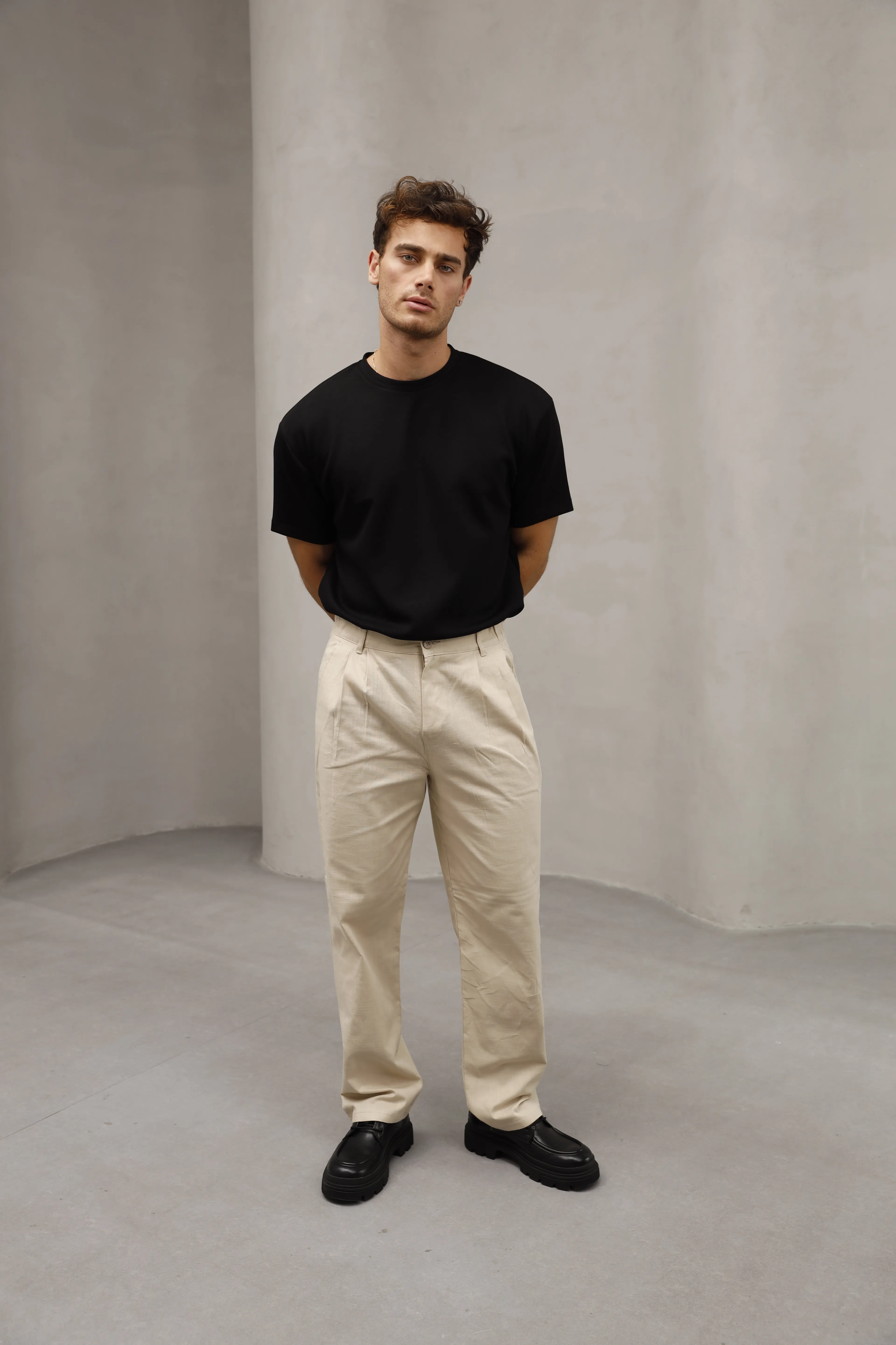 GVZ7032 Baggy Keten Pantolon