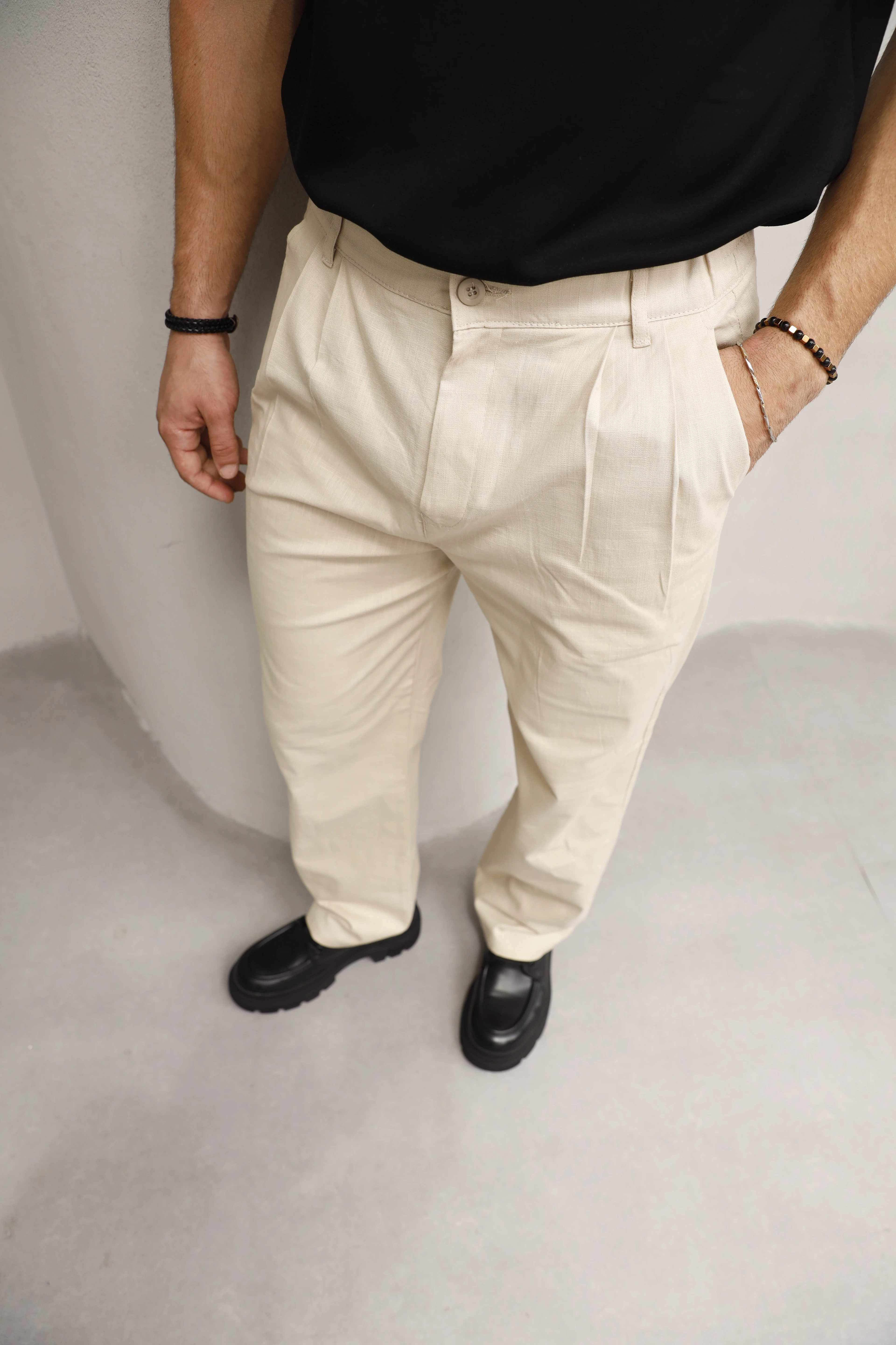 GVZ7032 Baggy Keten Pantolon