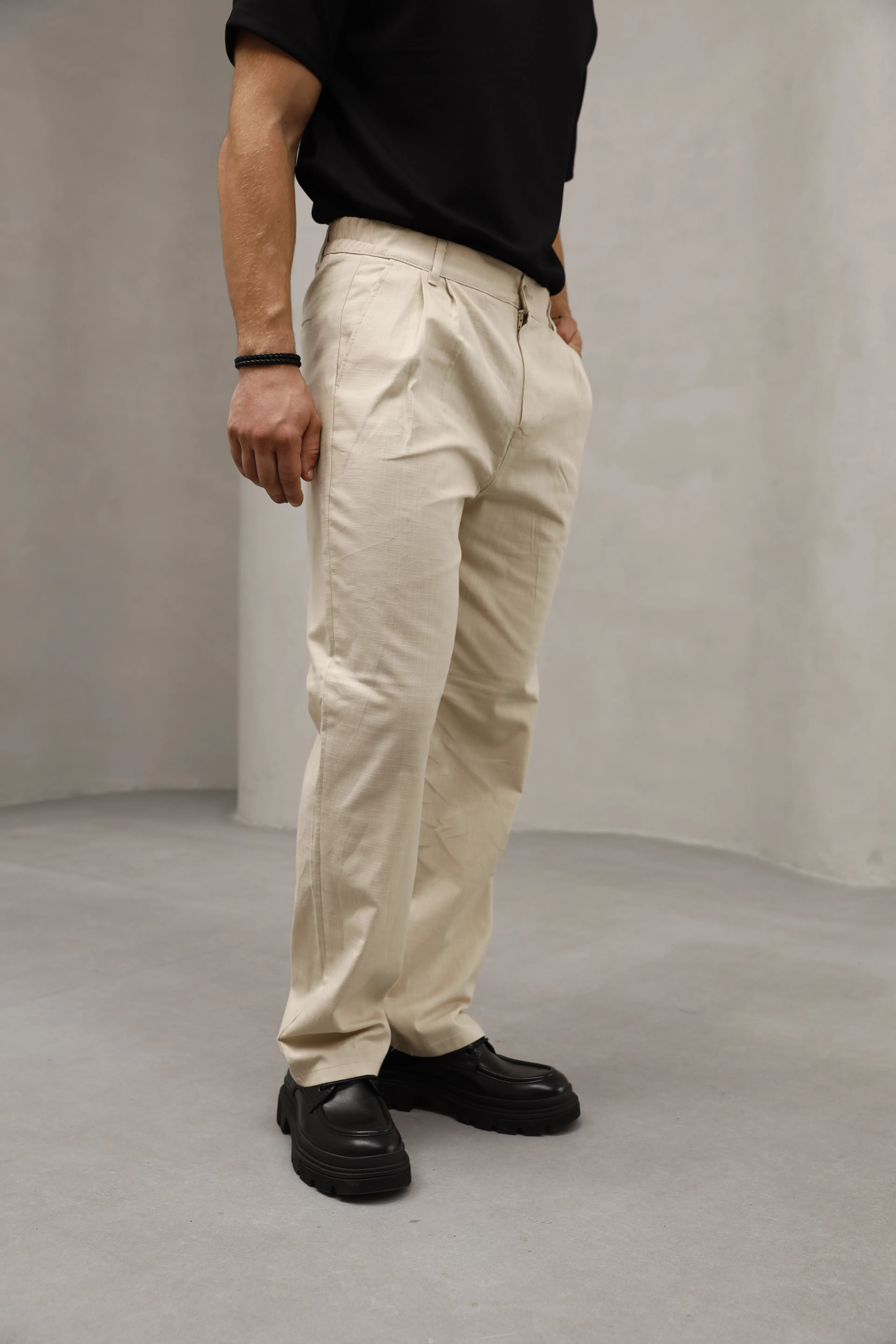 GVZ7032 Baggy Keten Pantolon